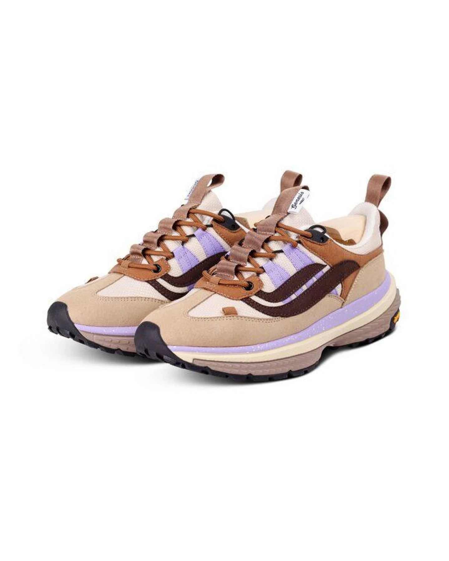 Genesis Footwear Sneaker - G-Machu Suede Brown/Lavender – Ansicht 2