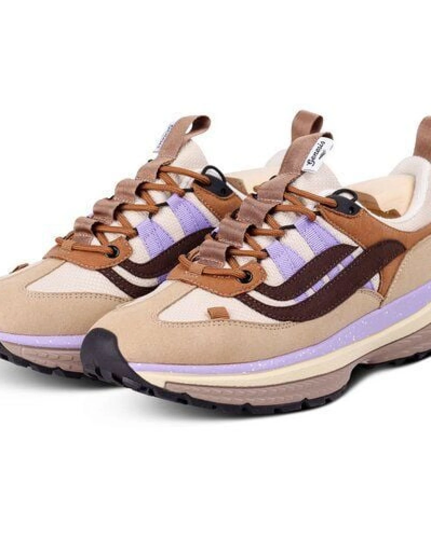 Genesis Footwear Sneaker - G-Machu Suede Brown/Lavender – Ansicht 2