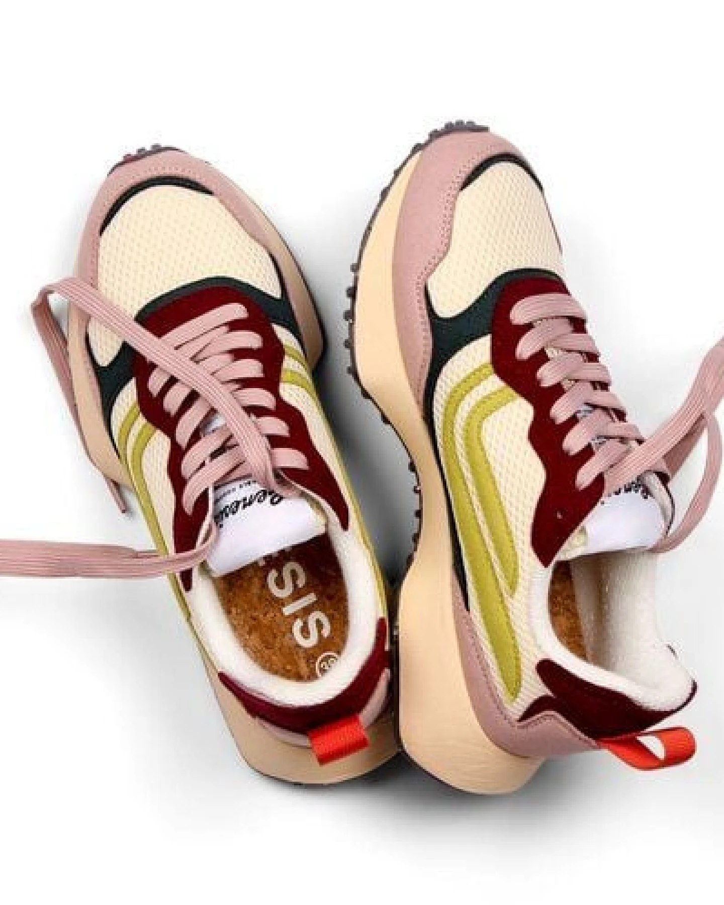 Genesis Footwear Sneaker - G-Marathon Multi Mesh Rose/Wine/Green – Ansicht 4