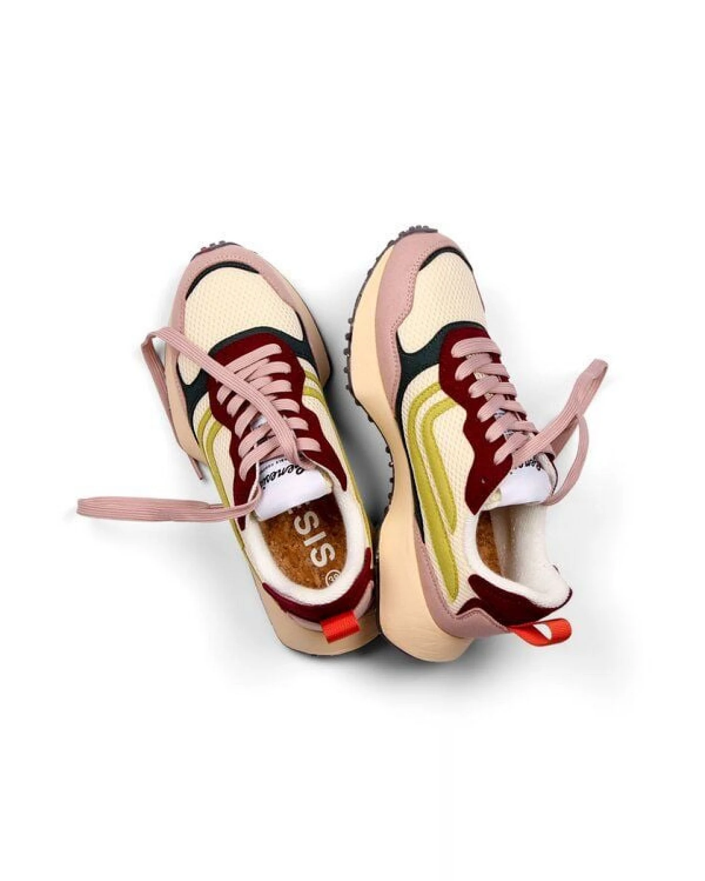 Genesis Footwear Sneaker - G-Marathon Multi Mesh Rose/Wine/Green – Ansicht 4
