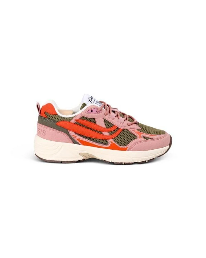Genesis Footwear Sneaker - G-Eco`99 Multi Colour Old Rose/Olive/Orange