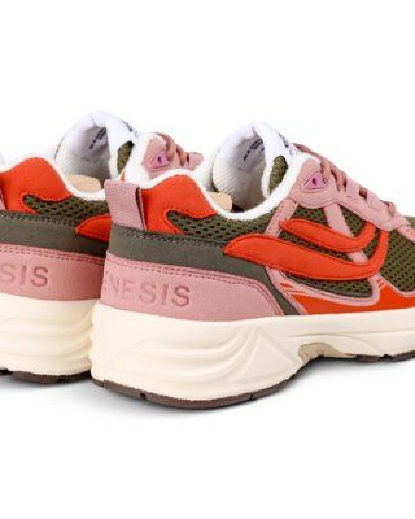 Genesis Footwear Sneaker - G-Eco`99 Multi Colour Old Rose/Olive/Orange – Ansicht 2