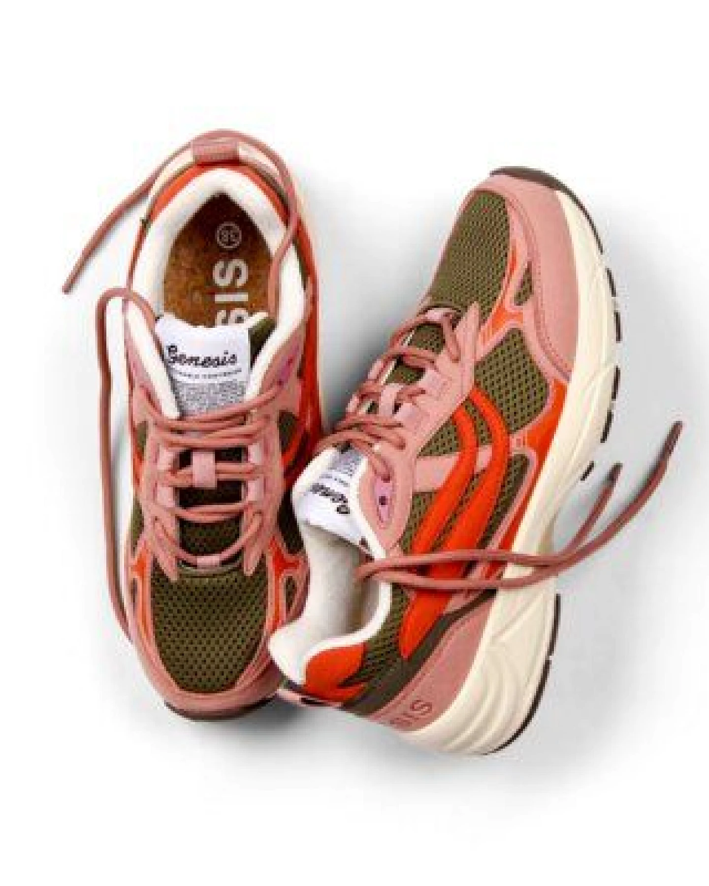 Genesis Footwear Sneaker - G-Eco`99 Multi Colour Old Rose/Olive/Orange – Ansicht 4