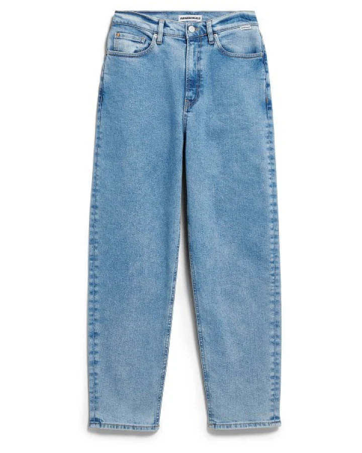 ARMEDANGELS - Women's Mairaa Mom - Jeans Gr 40 - Length: 32 blau