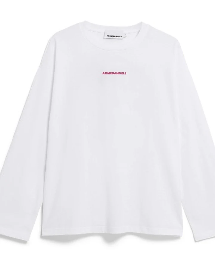 ARMEDANGELS - Women's Fietaa Smile - Longsleeve Gr M weiß