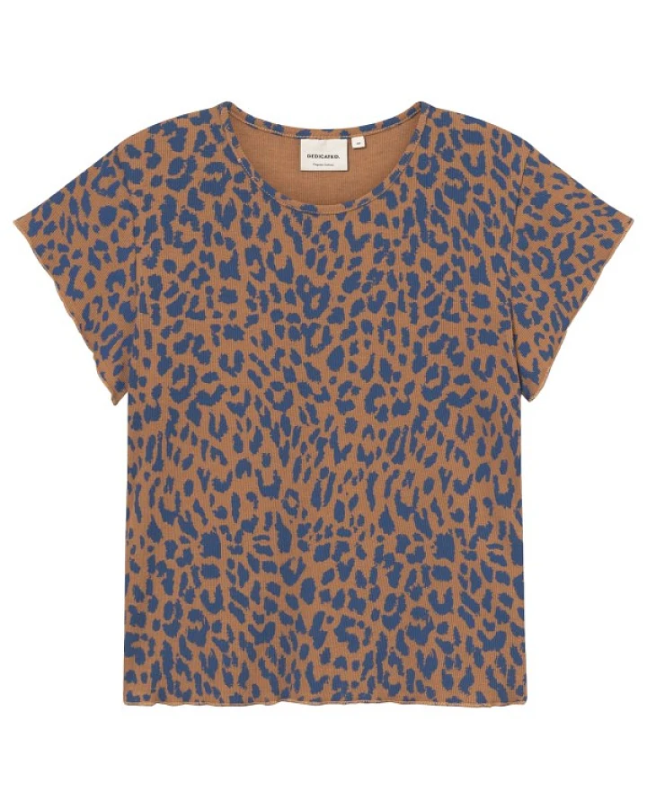 DEDICATED - Women's Rib Top Ven - T-Shirt Gr XS braun