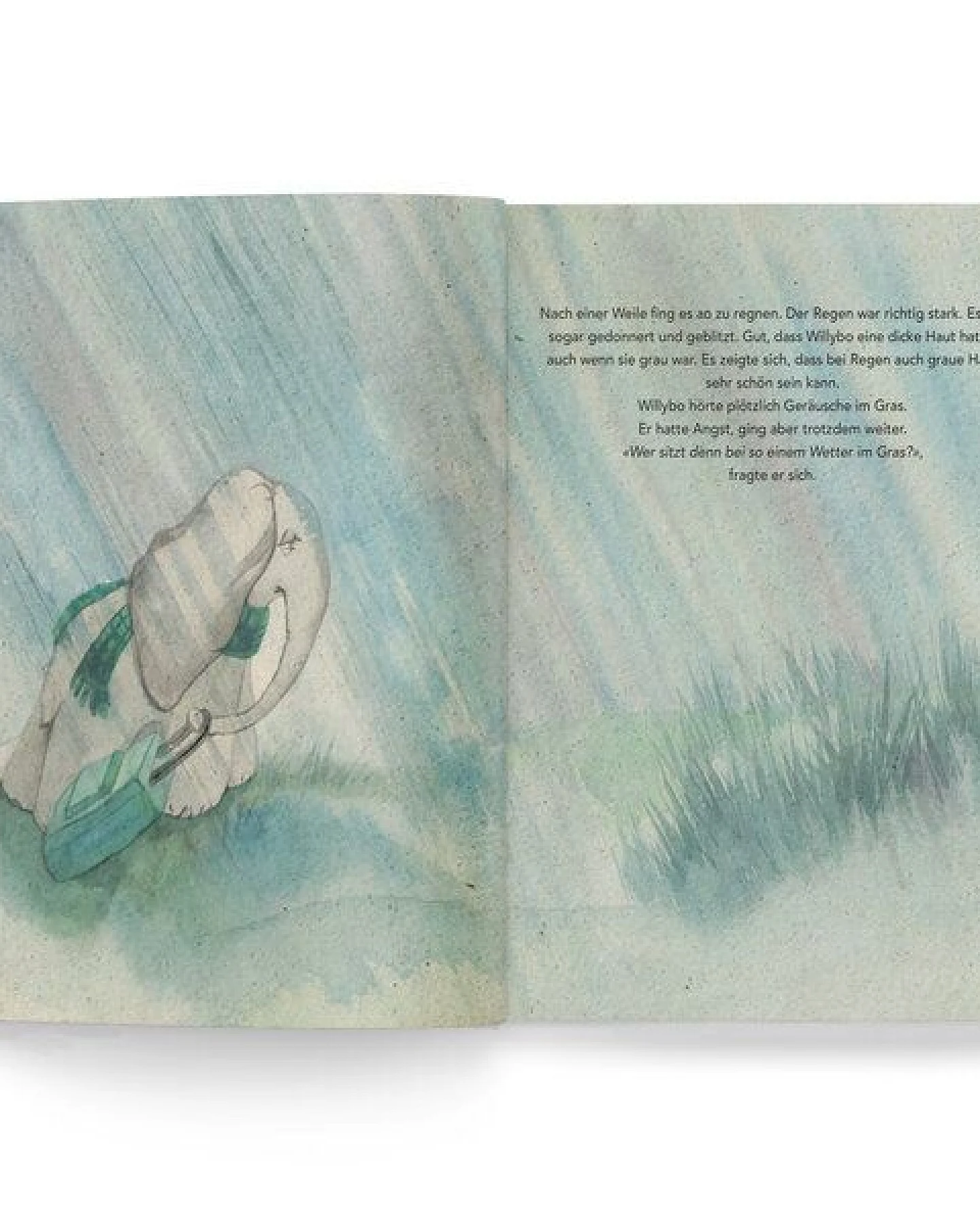 matabooks® Willybo - Ein Elefant auf Wanderschaft (Kinderbuch aus Graspapier) – Ansicht 2