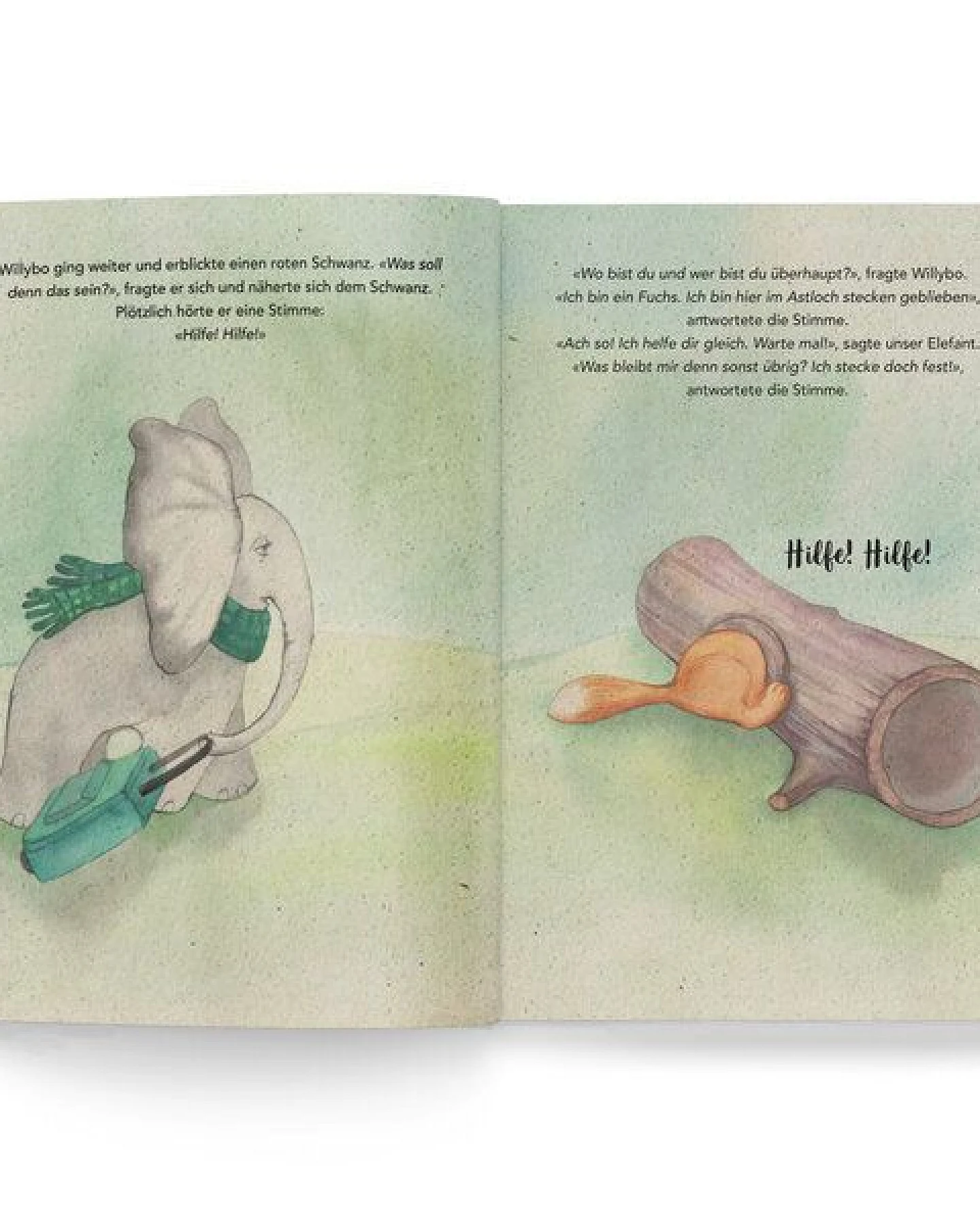 matabooks® Willybo - Ein Elefant auf Wanderschaft (Kinderbuch aus Graspapier) – Ansicht 3