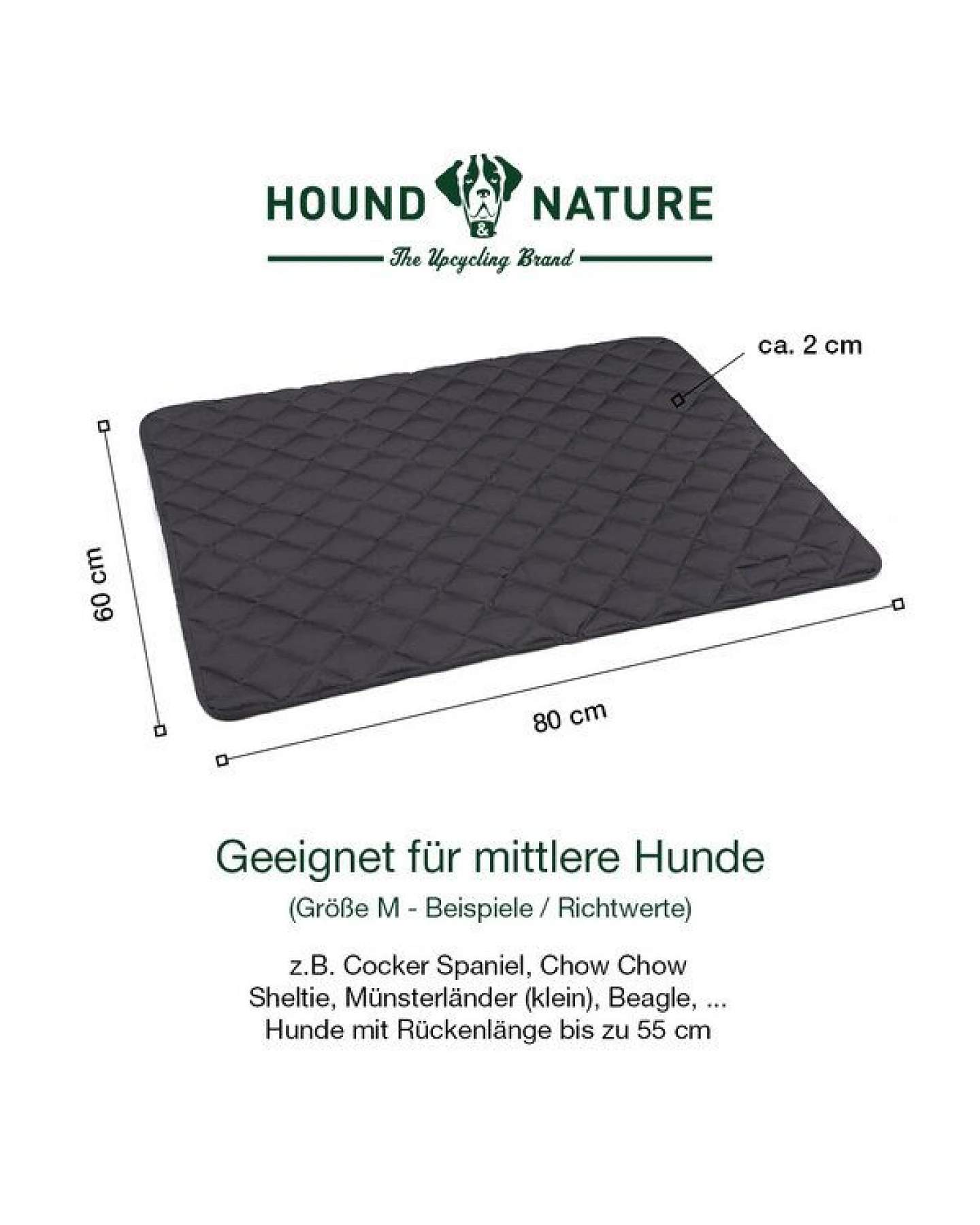 HOUND & NATURE Wasserdichte Baumwoll - Hundedecke - DAVOS waterproof – Ansicht 3