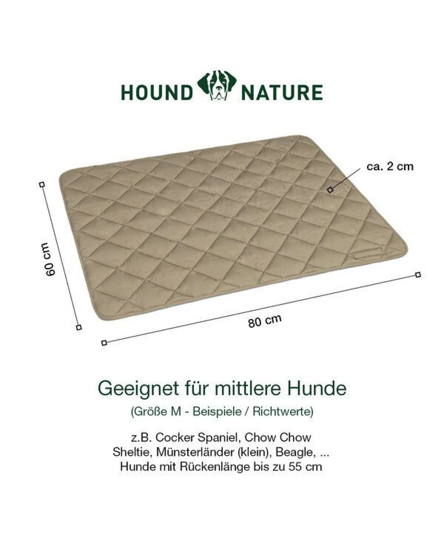 HOUND & NATURE Wasserdichte Baumwoll - Hundedecke - DAVOS waterproof – Ansicht 3