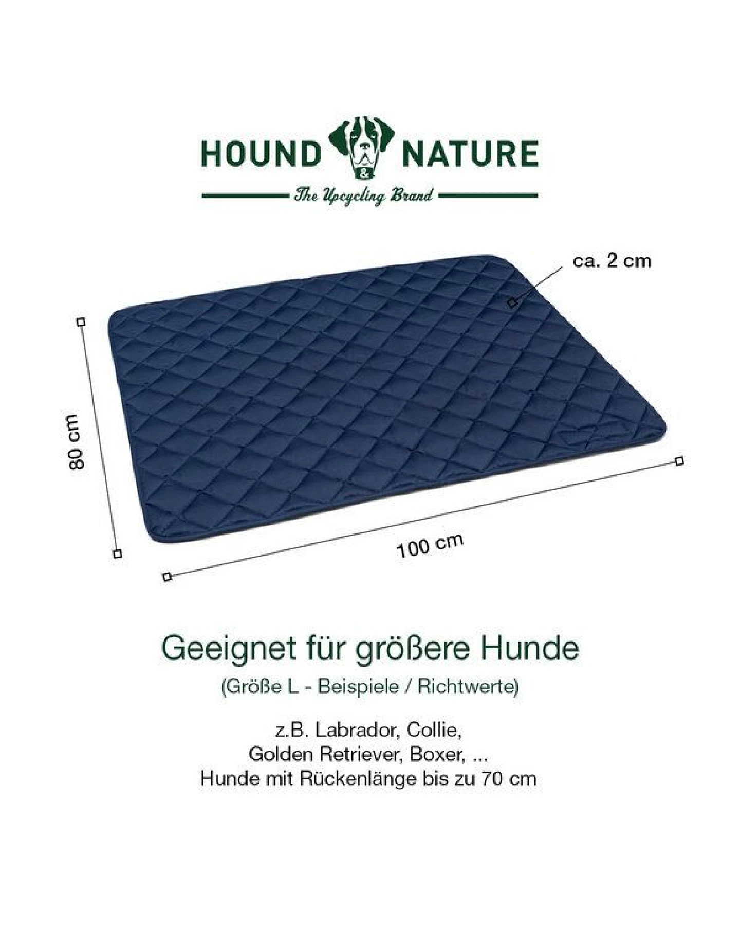 HOUND & NATURE Wasserdichte Baumwoll - Hundedecke - DAVOS waterproof – Ansicht 3