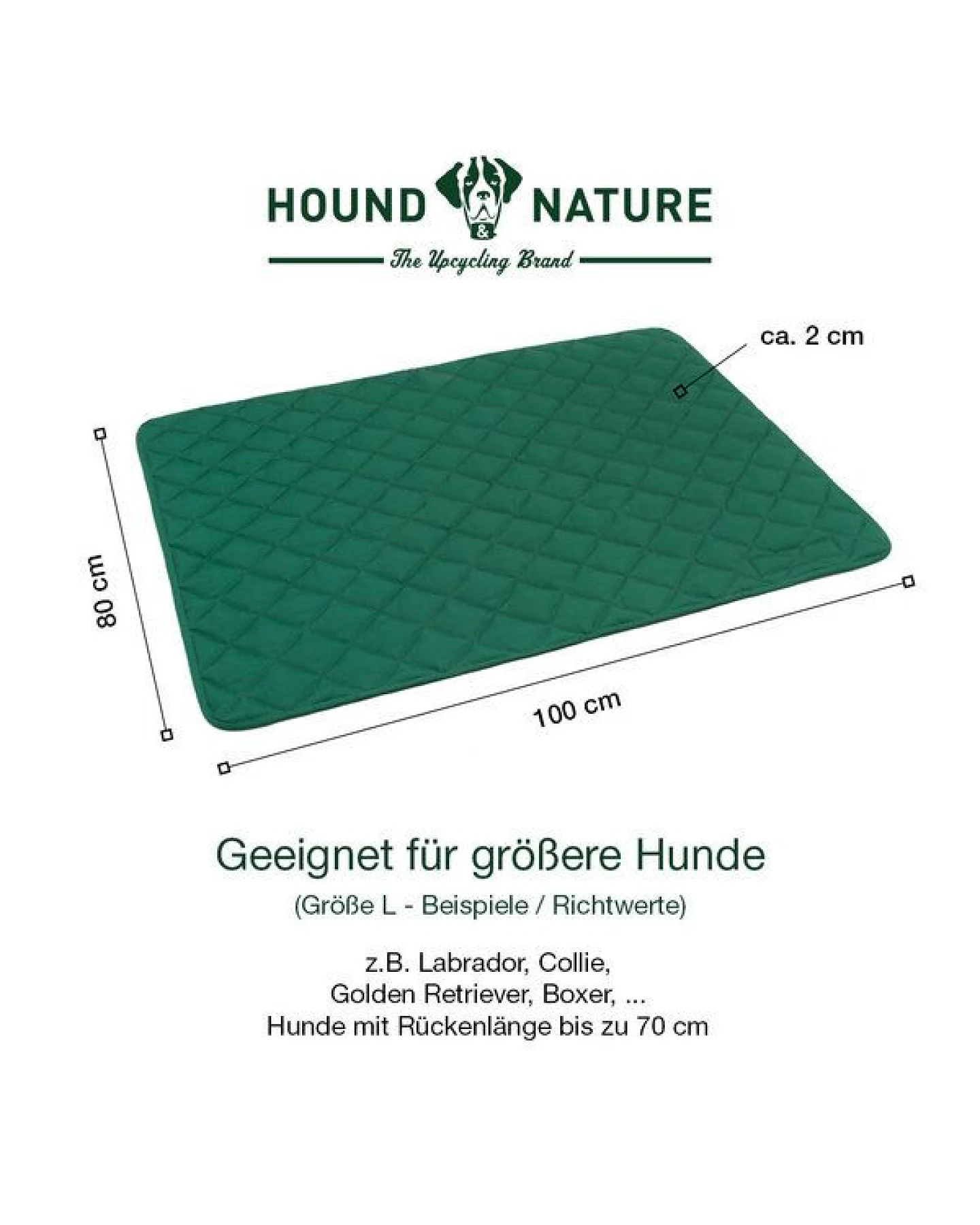 HOUND & NATURE Wasserdichte Baumwoll - Hundedecke - DAVOS waterproof – Ansicht 3