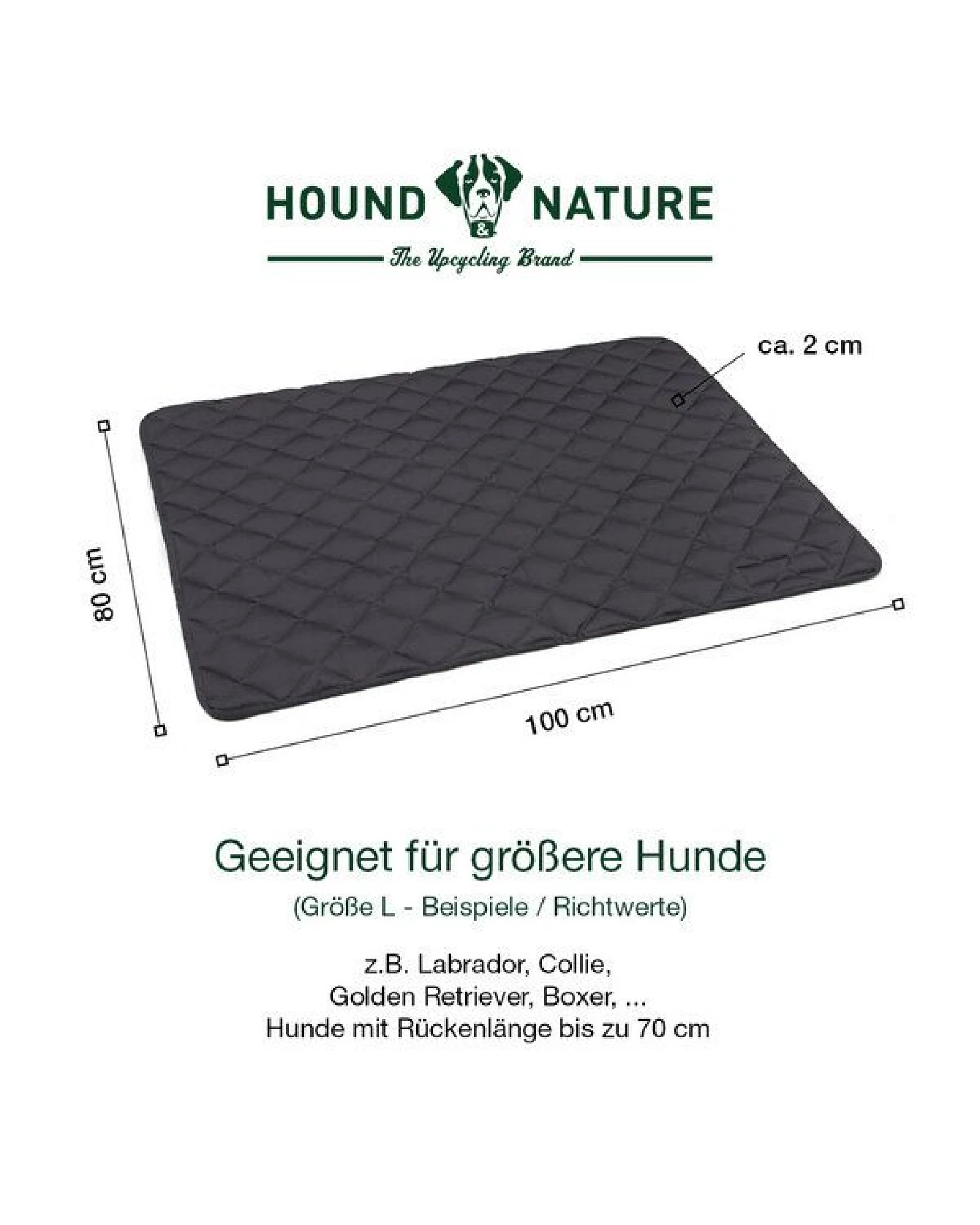 HOUND & NATURE Wasserdichte Baumwoll - Hundedecke - DAVOS waterproof – Ansicht 3