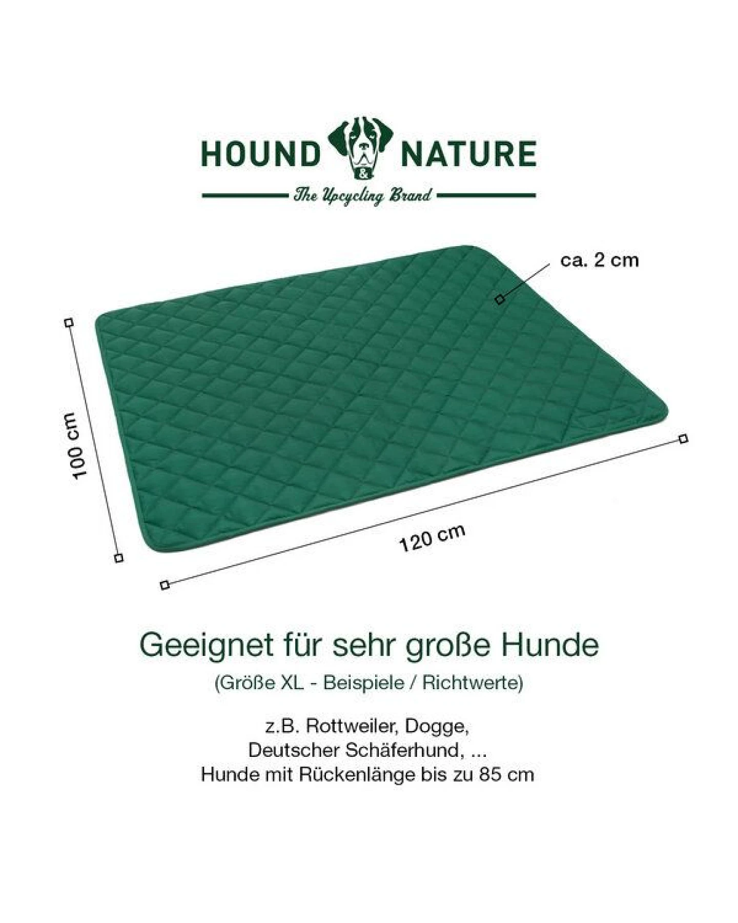 HOUND & NATURE Wasserdichte Baumwoll - Hundedecke - DAVOS waterproof – Ansicht 3
