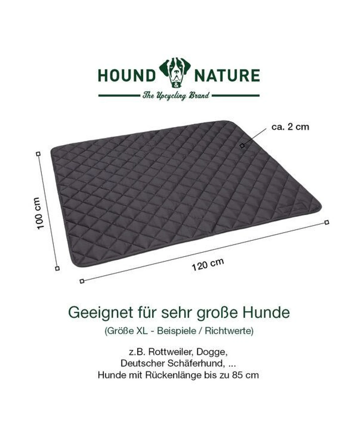 HOUND & NATURE Wasserdichte Baumwoll - Hundedecke - DAVOS waterproof – Ansicht 3