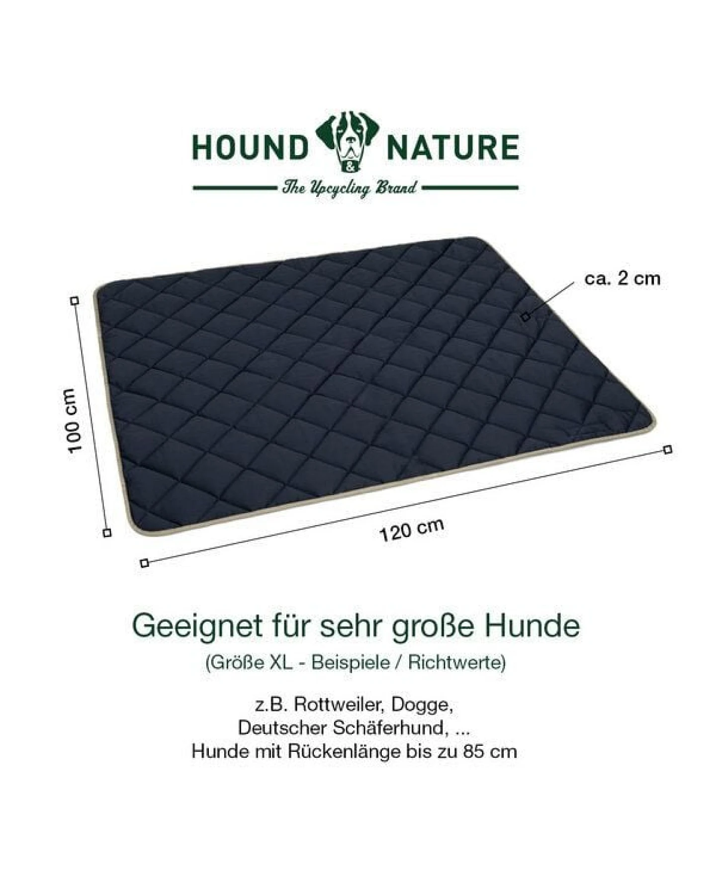HOUND & NATURE Wasserdichte Baumwoll - Hundedecke - DAVOS waterproof – Ansicht 4