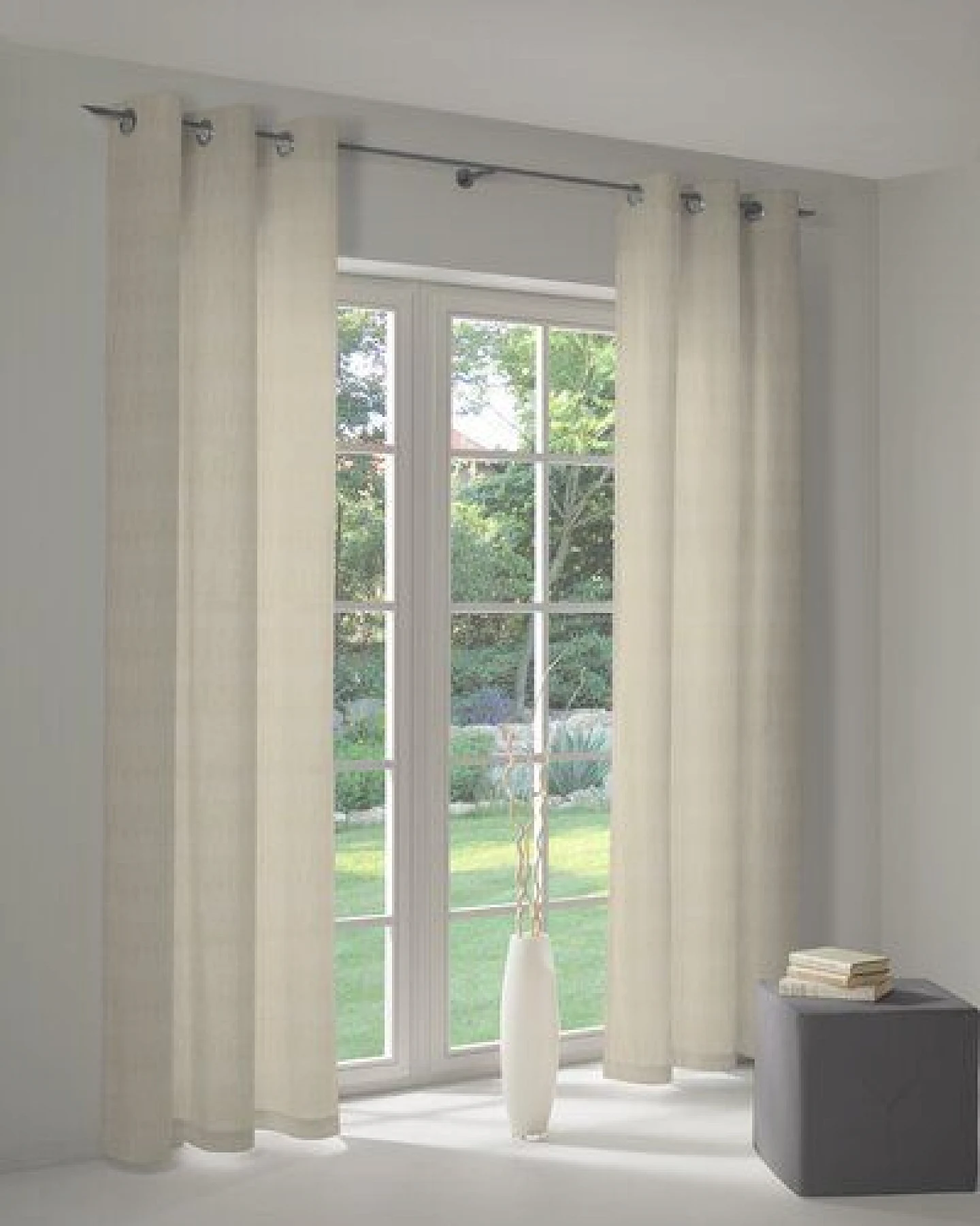 Nature by Adam Vorhang aus 100% Bio-Baumwolle - Made in Germany - Little Parrot – Ansicht 4