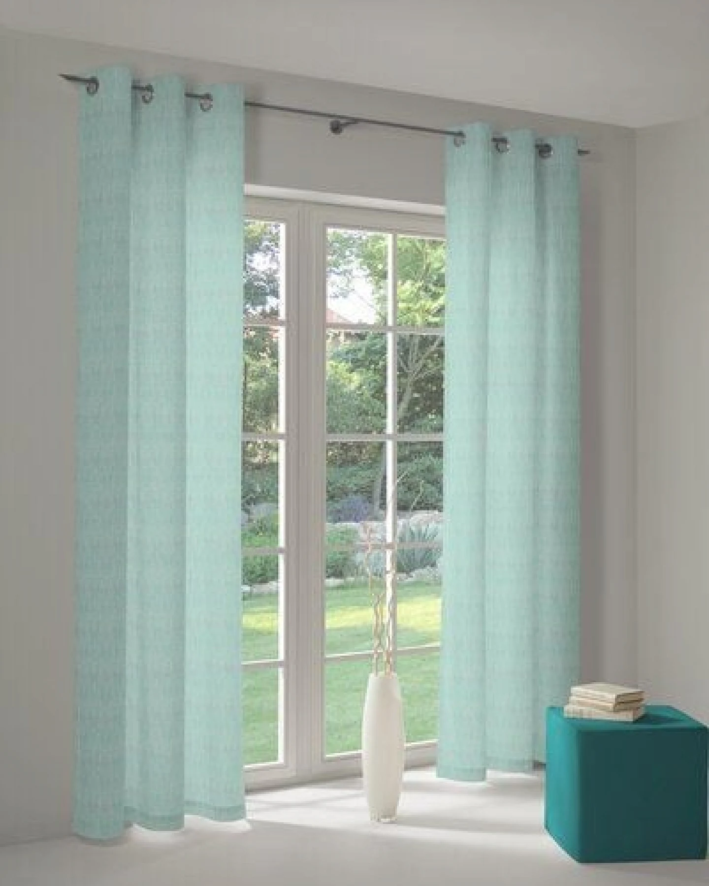 Nature by Adam Vorhang aus 100% Bio-Baumwolle - Made in Germany - Little Parrot – Ansicht 4