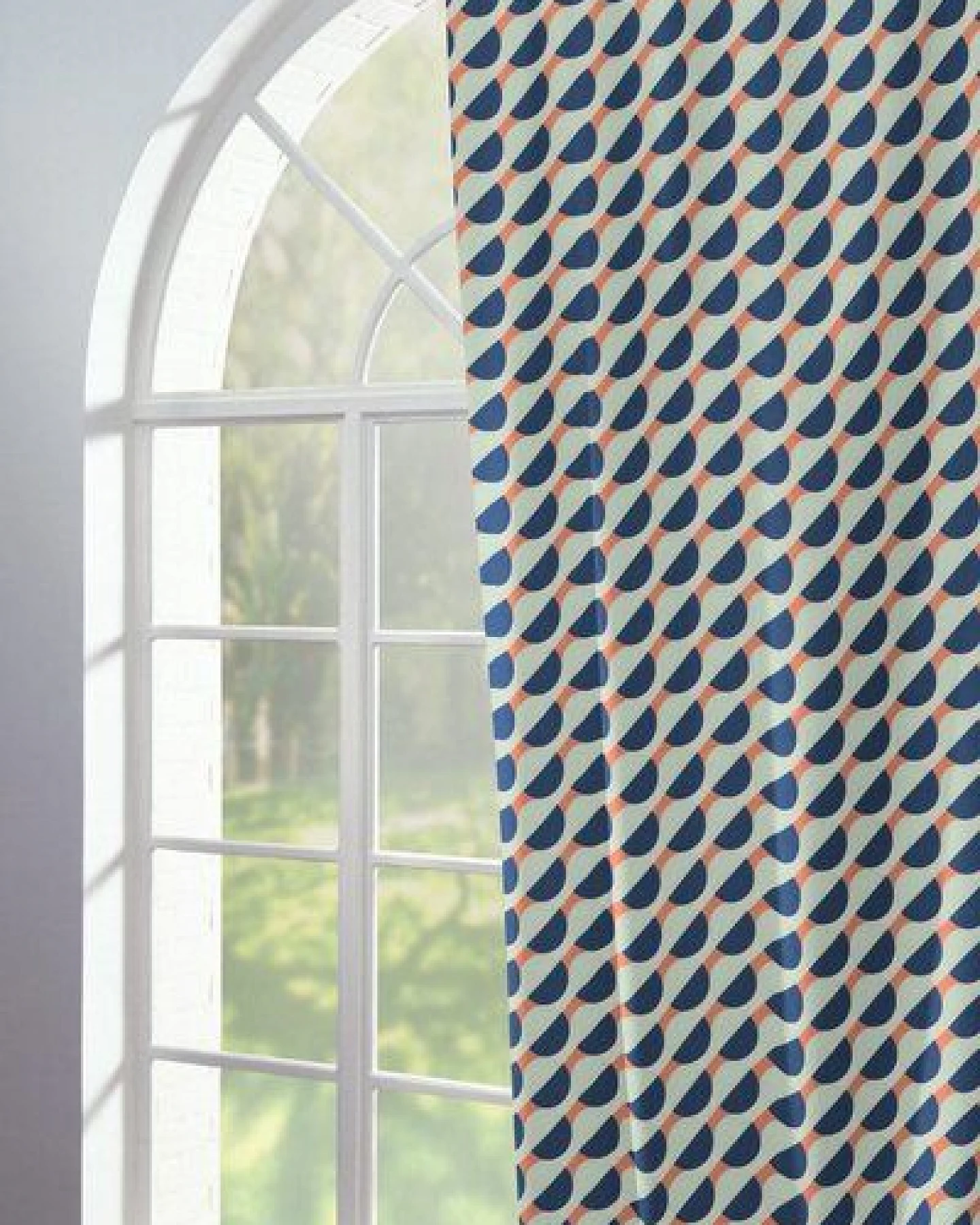 Nature by Adam Vorhang aus 100% Bio-Baumwolle - Made in Germany - Circles – Ansicht 2