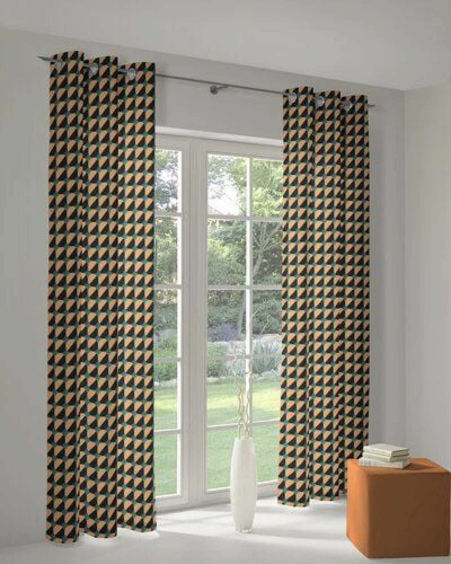 Nature by Adam Vorhang aus 100% Bio-Baumwolle - Made in Germany - Circles – Ansicht 4