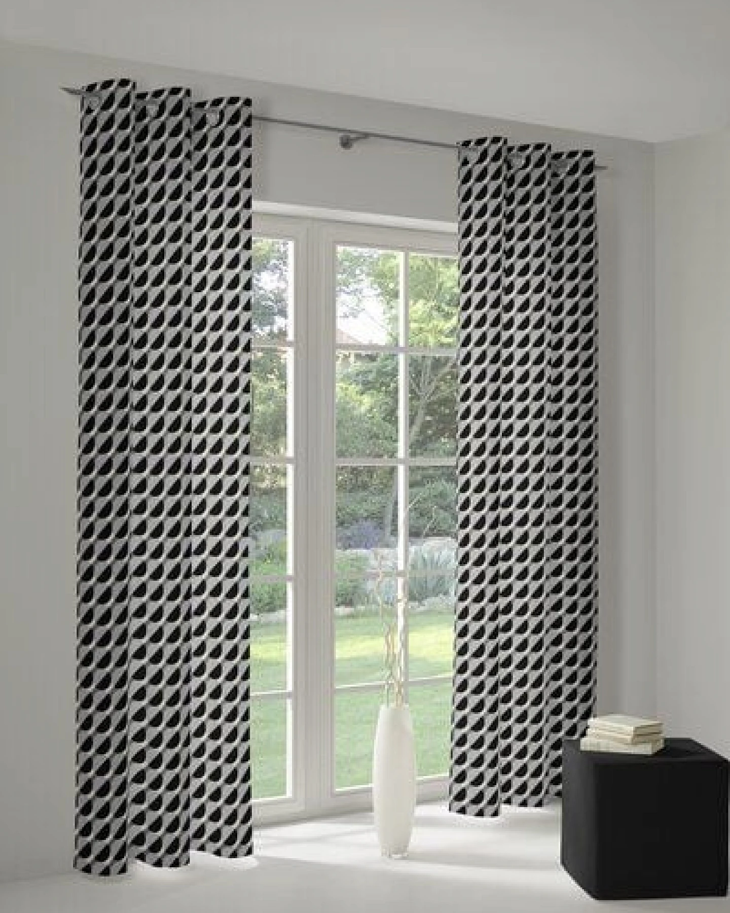 Nature by Adam Vorhang aus 100% Bio-Baumwolle - Made in Germany - Circles – Ansicht 4