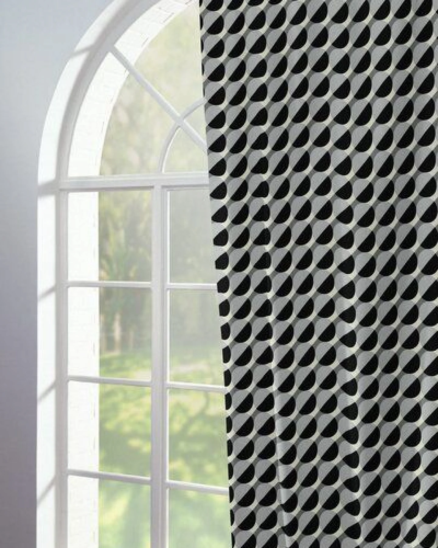 Nature by Adam Vorhang aus 100% Bio-Baumwolle - Made in Germany - Circles – Ansicht 2