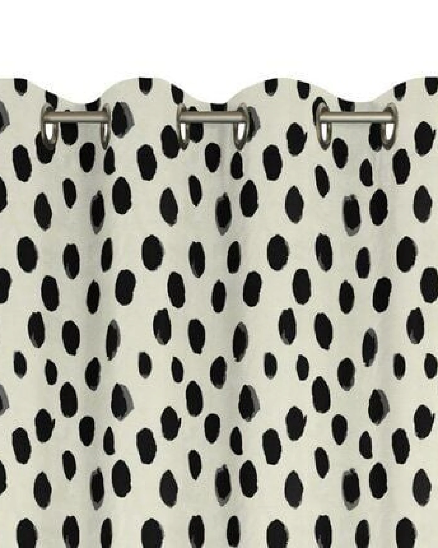 Nature by Adam Vorhang aus Leinen & Bio-Baumwolle - Made in Germany - Dots – Ansicht 3