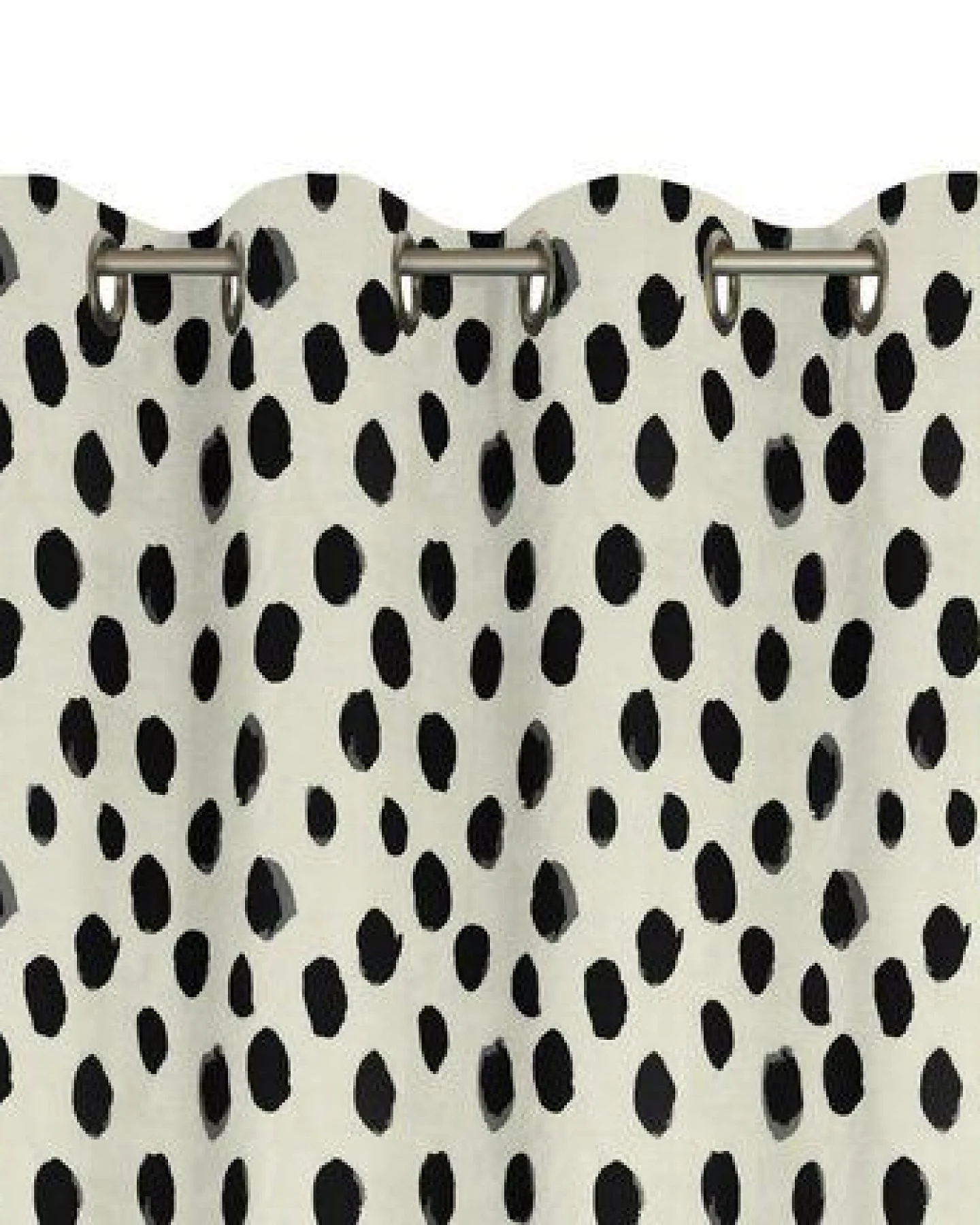 Nature by Adam Vorhang aus Leinen & Bio-Baumwolle - Made in Germany - Dots – Ansicht 3