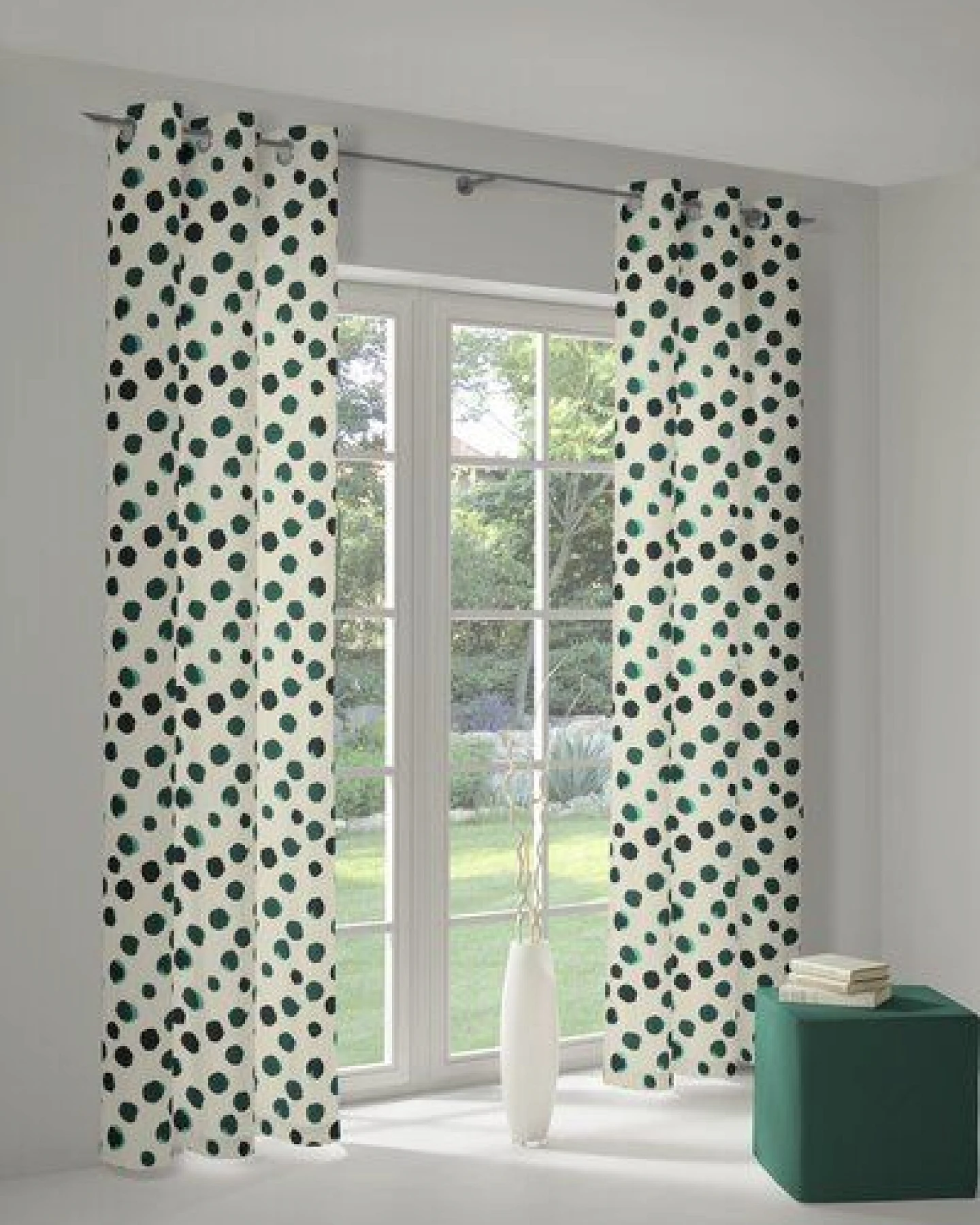 Nature by Adam Vorhang aus Leinen & Bio-Baumwolle - Made in Germany - Dots – Ansicht 4