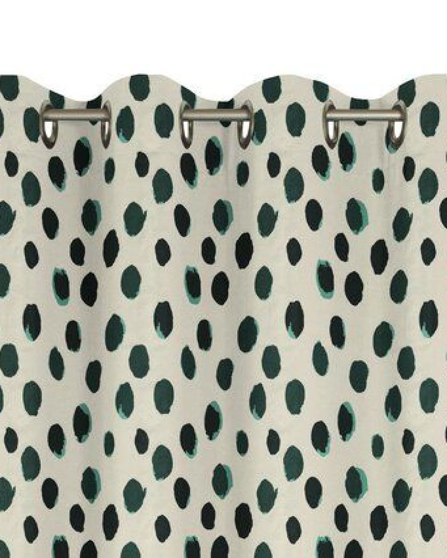 Nature by Adam Vorhang aus Leinen & Bio-Baumwolle - Made in Germany - Dots – Ansicht 3