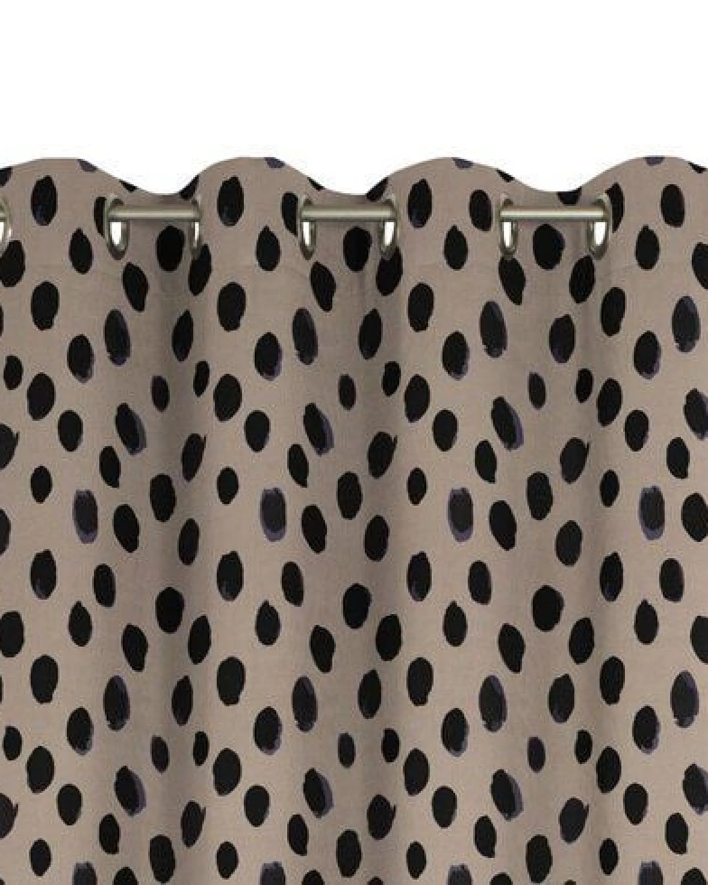 Nature by Adam Vorhang aus Leinen & Bio-Baumwolle - Made in Germany - Dots – Ansicht 3