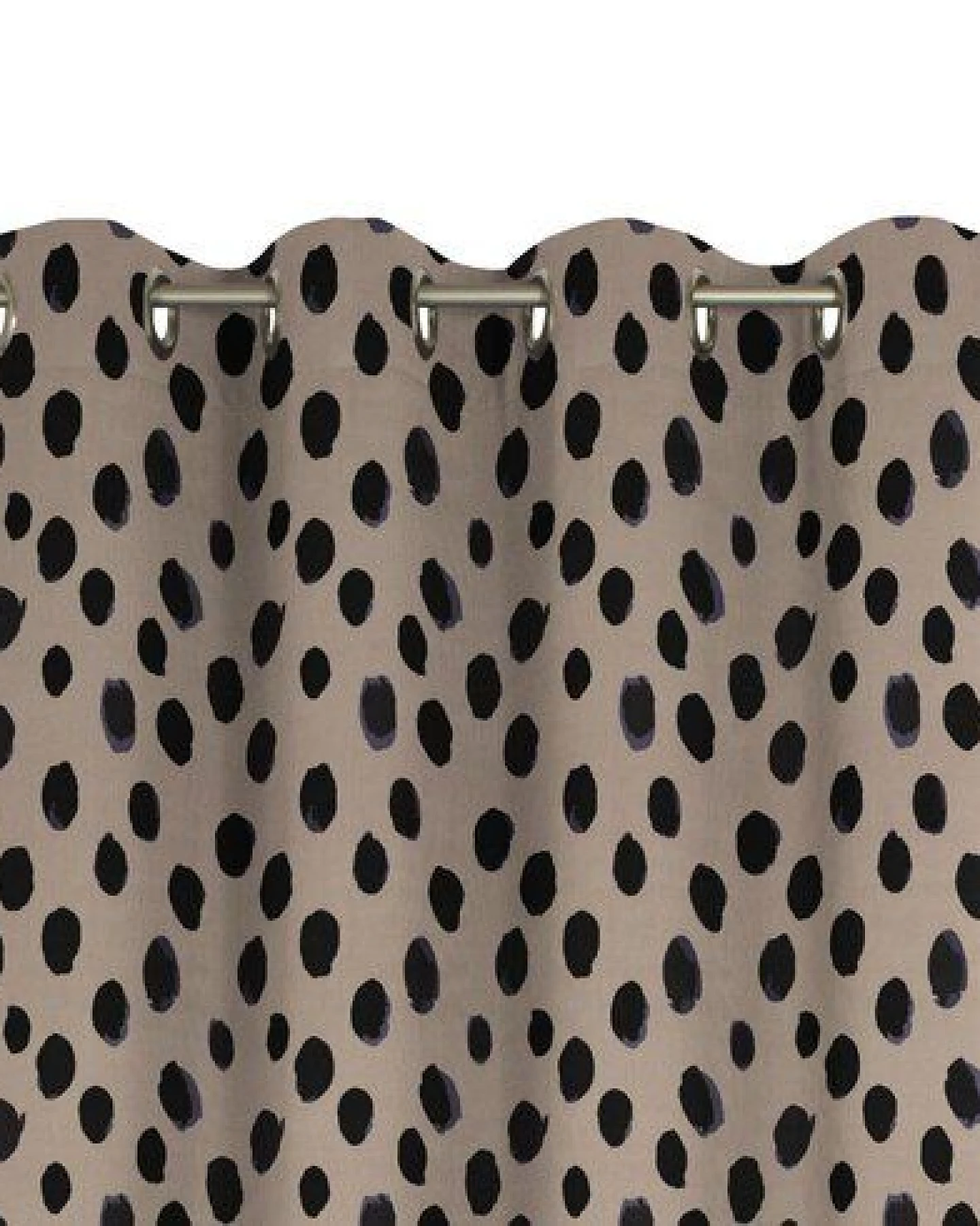 Nature by Adam Vorhang aus Leinen & Bio-Baumwolle - Made in Germany - Dots – Ansicht 3