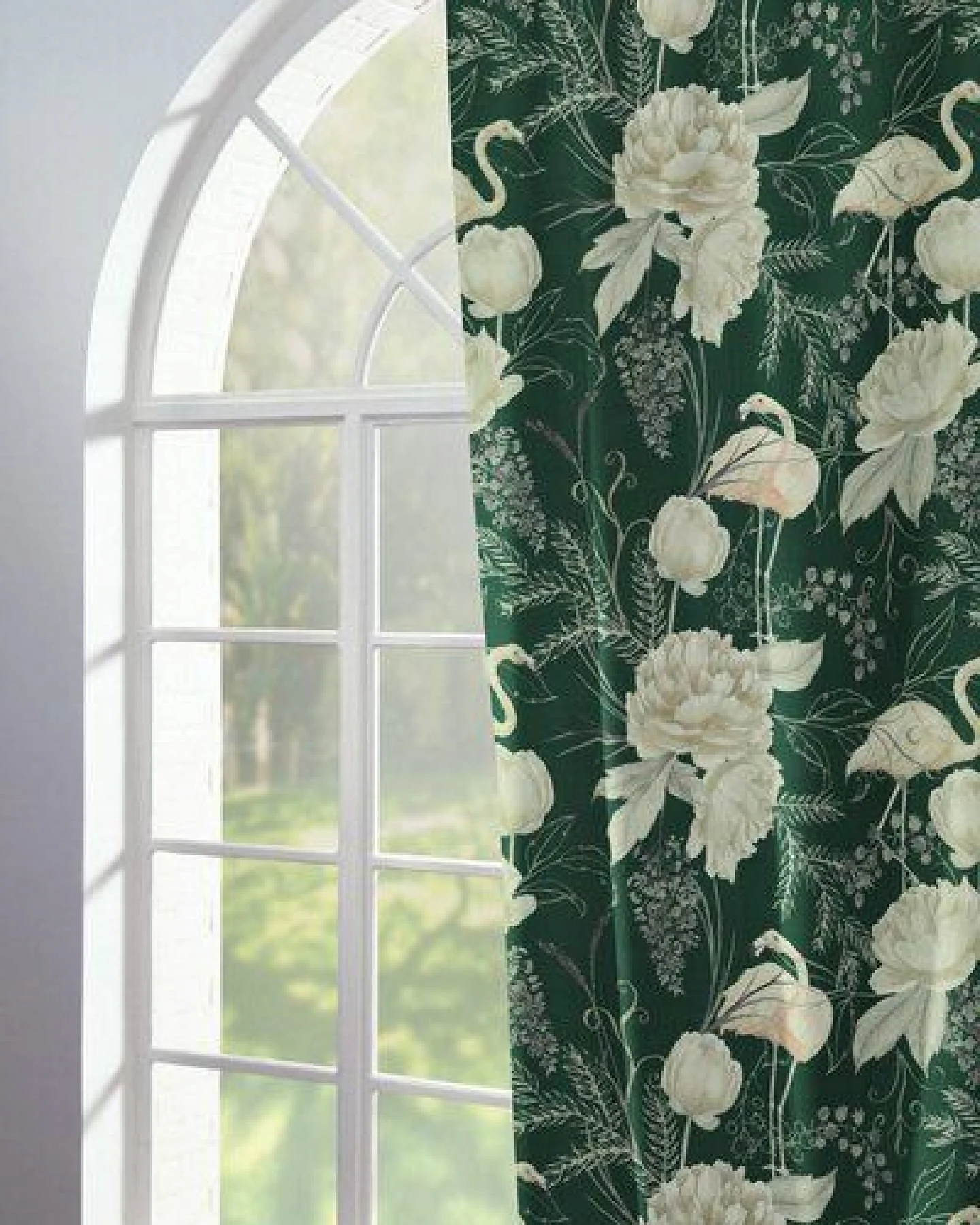 Nature by Adam Vorhang aus 100% Bio-Baumwolle - Made in Germany - Eden – Ansicht 2