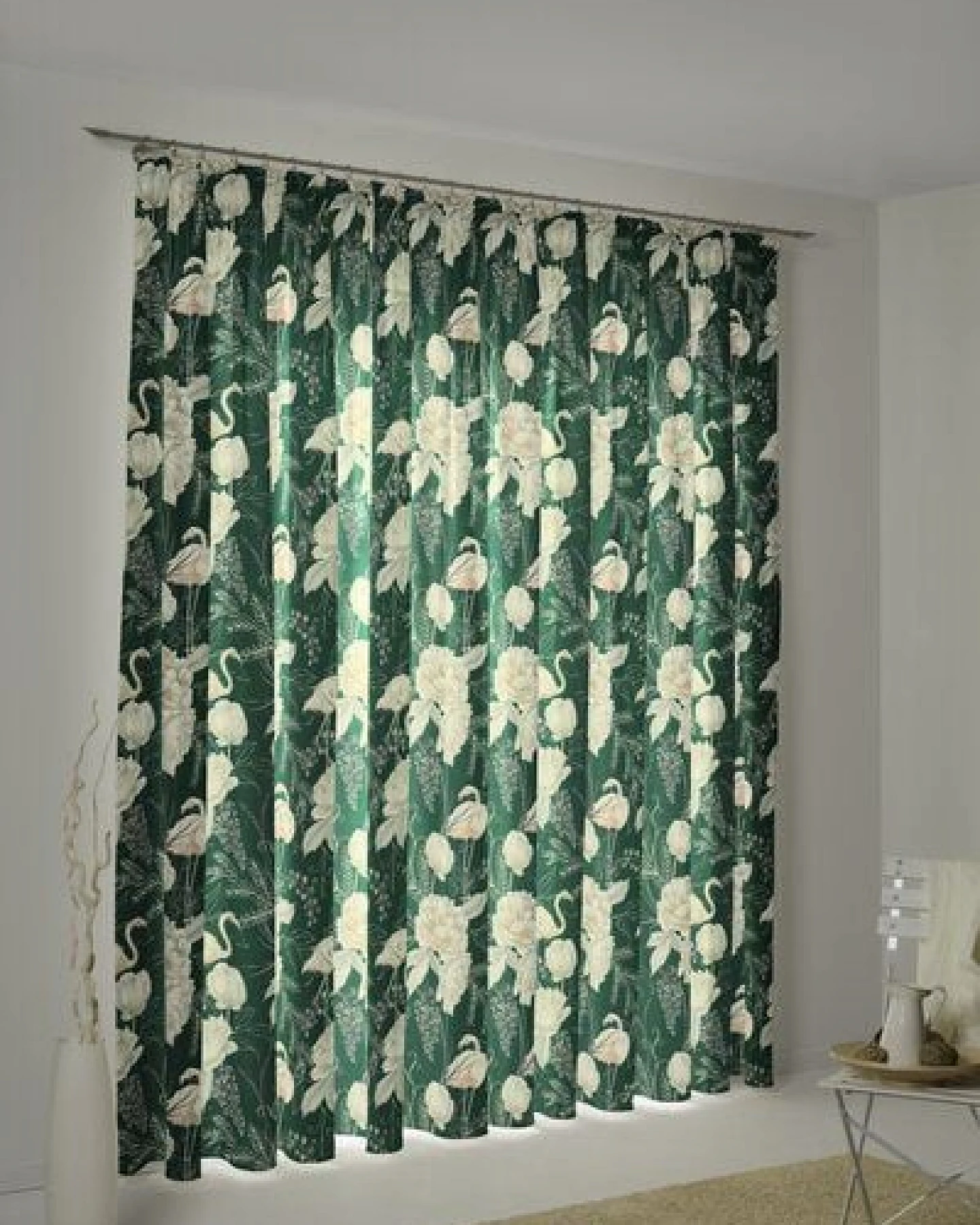 Nature by Adam Vorhang aus 100% Bio-Baumwolle - Made in Germany - Eden – Ansicht 4