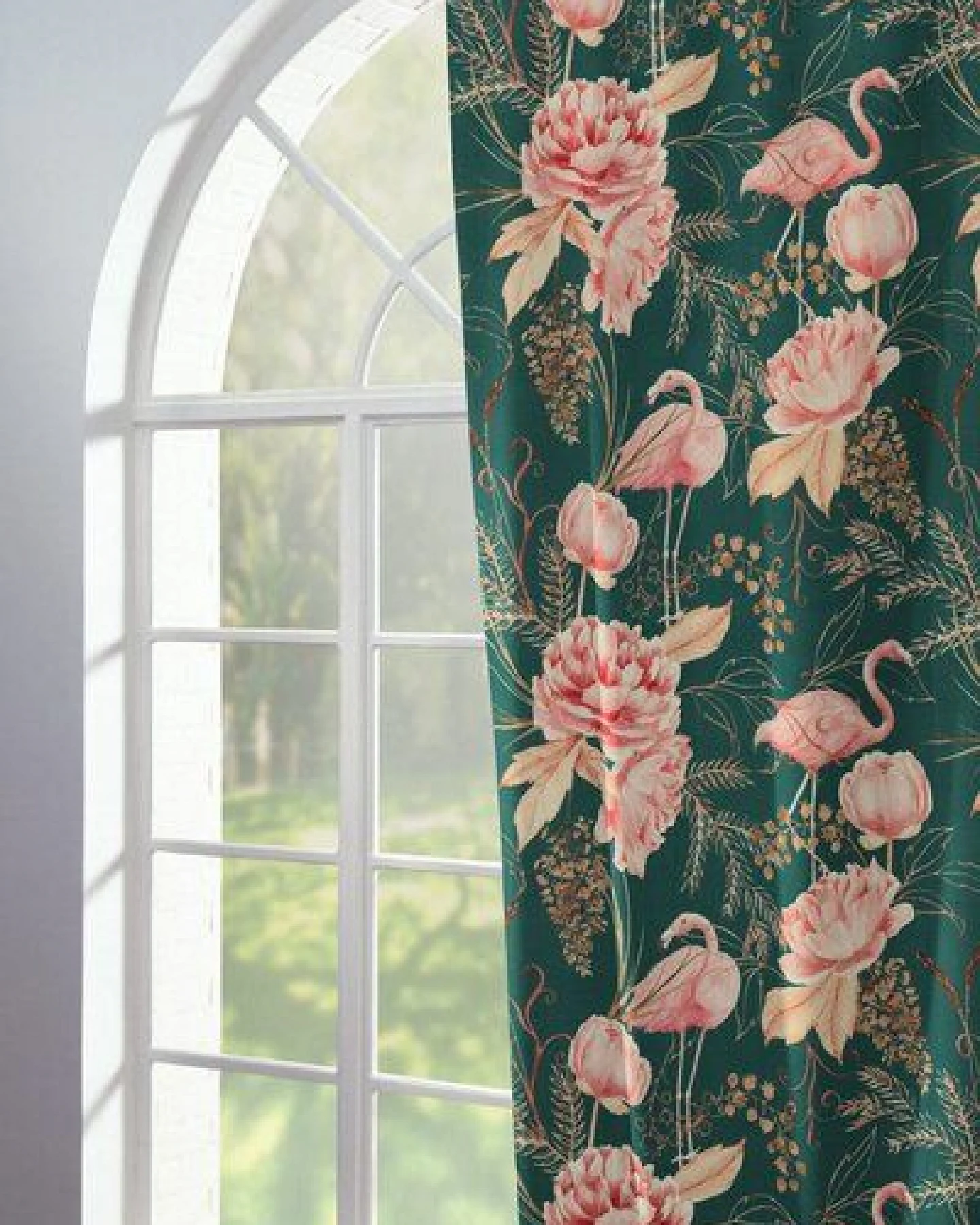 Nature by Adam Vorhang aus 100% Bio-Baumwolle - Made in Germany - Eden – Ansicht 2