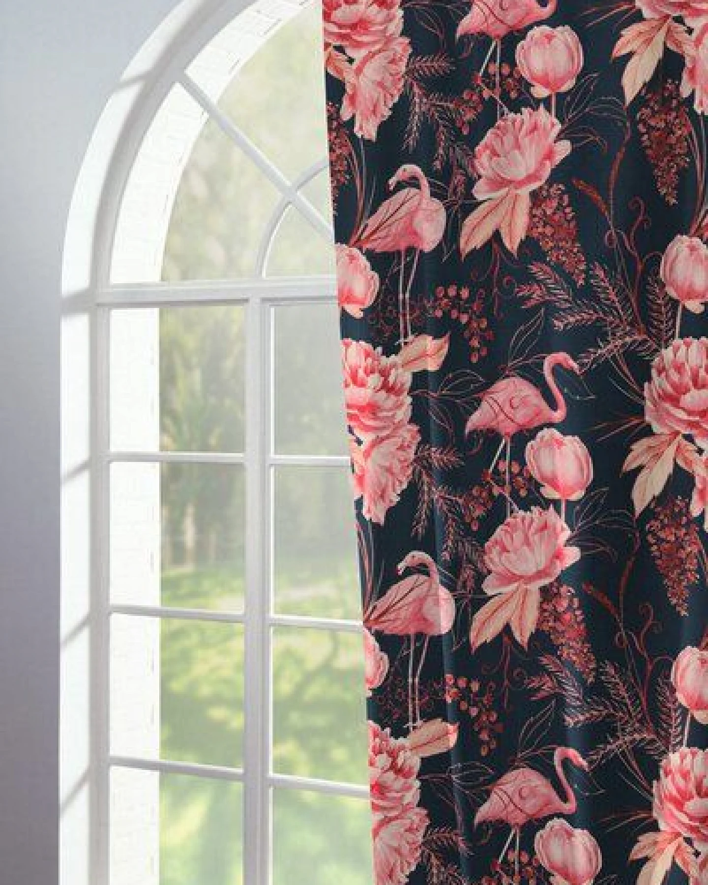 Nature by Adam Vorhang aus 100% Bio-Baumwolle - Made in Germany - Eden – Ansicht 2