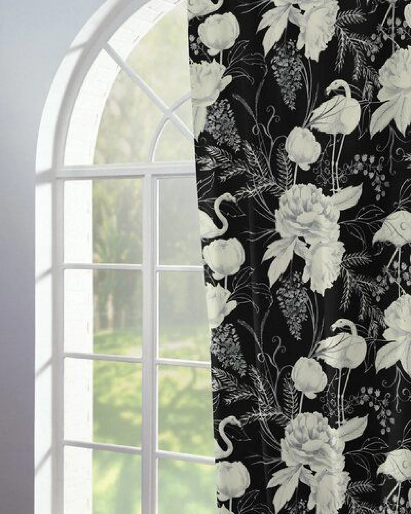Nature by Adam Vorhang aus 100% Bio-Baumwolle - Made in Germany - Eden – Ansicht 2