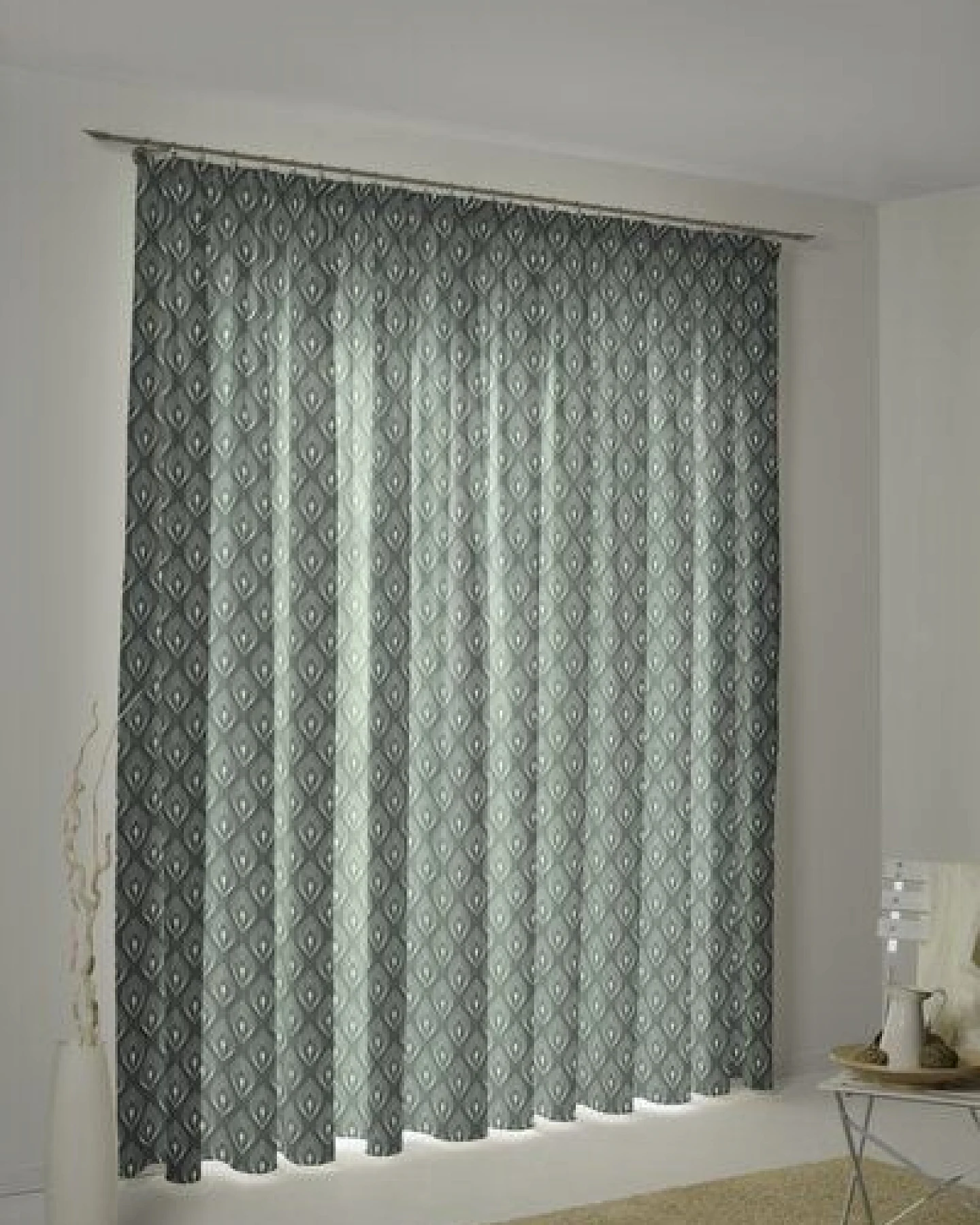 Nature by Adam Vorhang aus 100% Bio-Baumwolle - Made in Germany - Feathers – Ansicht 4