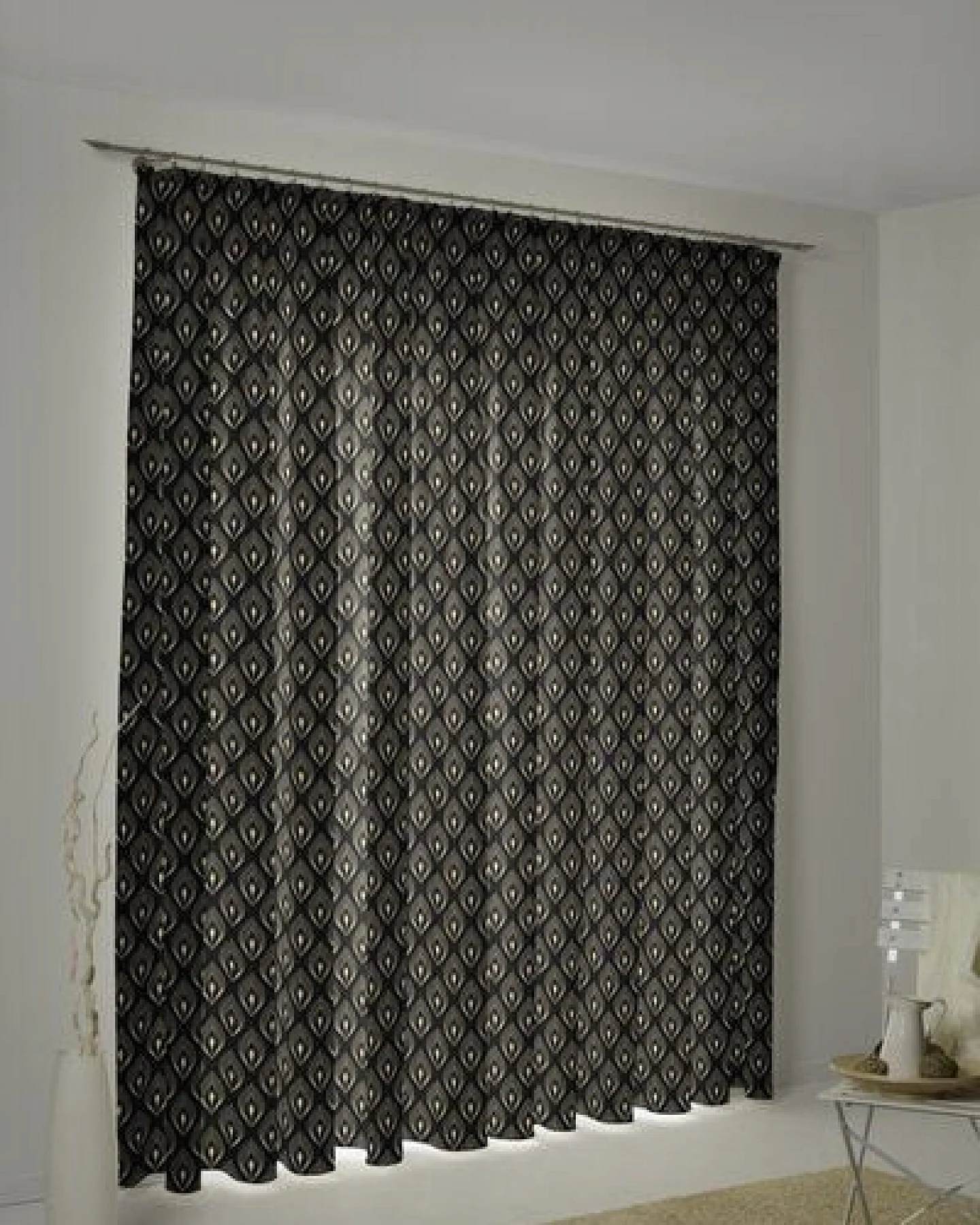 Nature by Adam Vorhang aus 100% Bio-Baumwolle - Made in Germany - Feathers – Ansicht 4