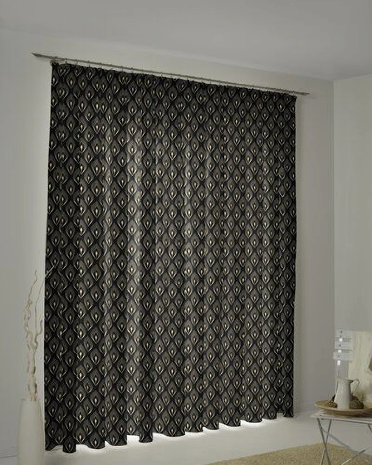 Nature by Adam Vorhang aus 100% Bio-Baumwolle - Made in Germany - Feathers – Ansicht 4