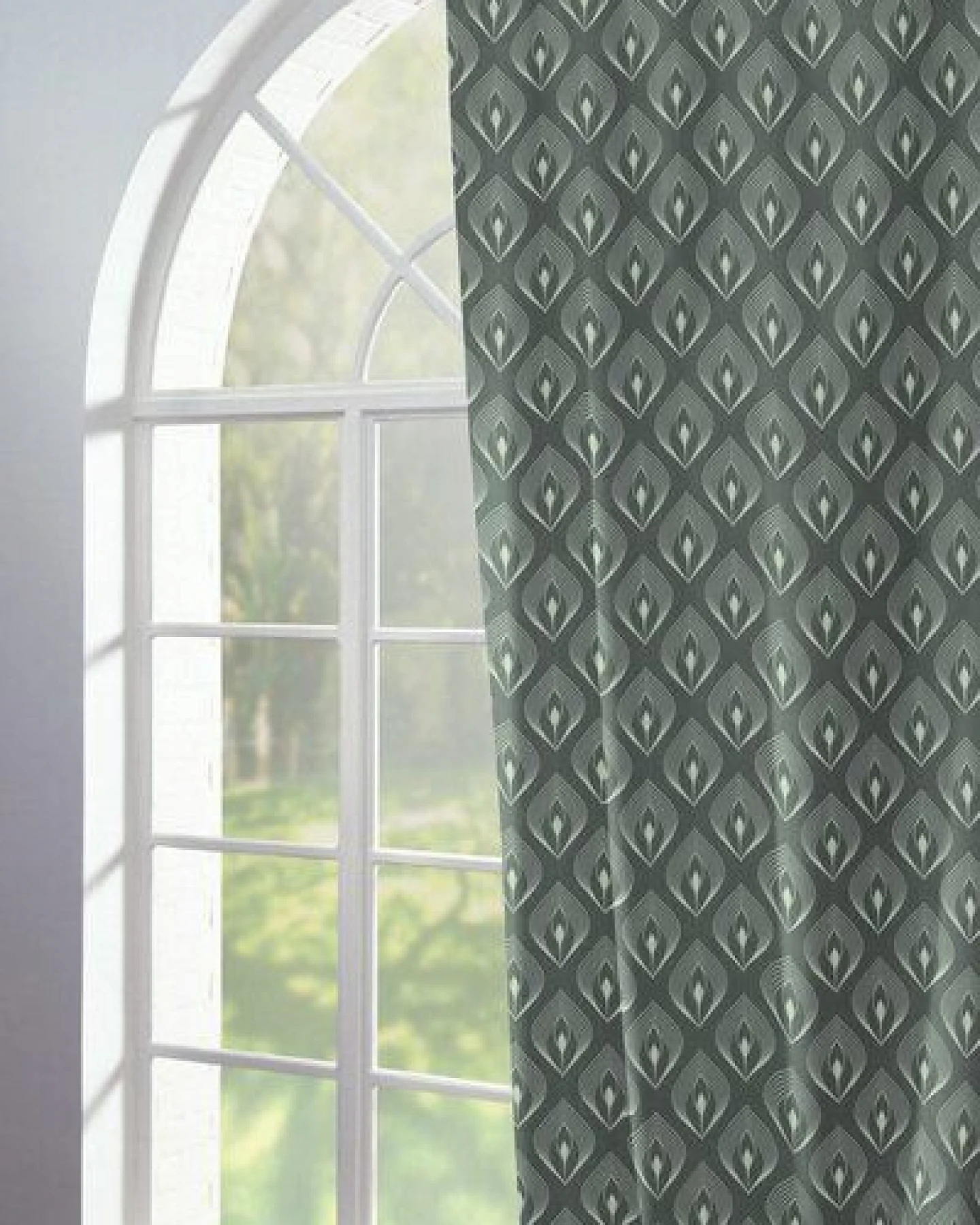 Nature by Adam Vorhang aus 100% Bio-Baumwolle - Made in Germany - Feathers – Ansicht 2
