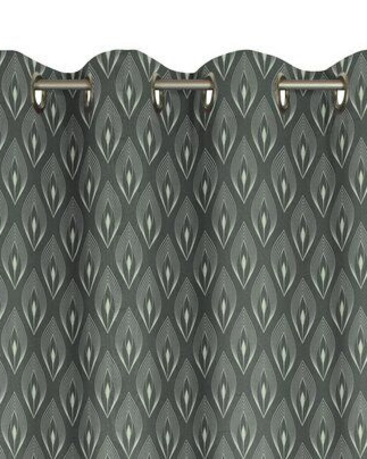 Nature by Adam Vorhang aus 100% Bio-Baumwolle - Made in Germany - Feathers – Ansicht 3