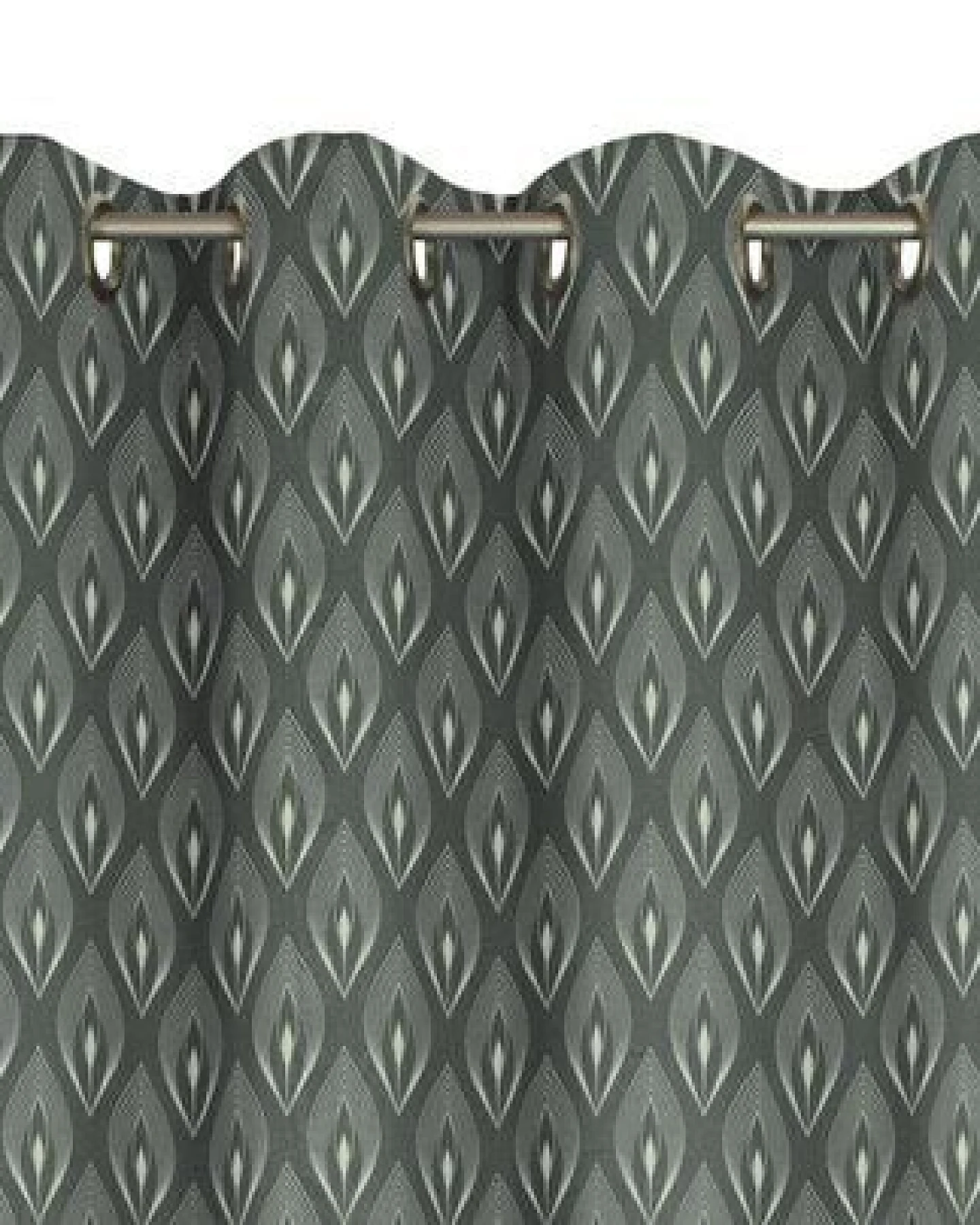 Nature by Adam Vorhang aus 100% Bio-Baumwolle - Made in Germany - Feathers – Ansicht 3