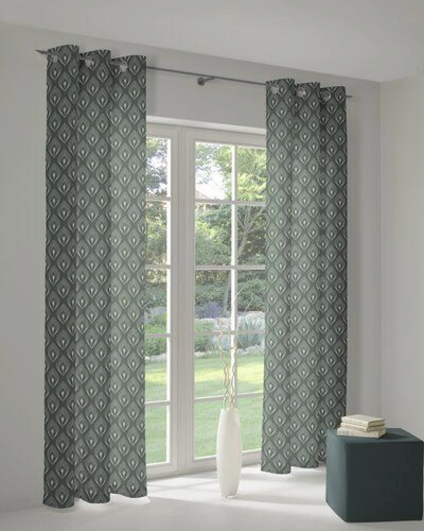Nature by Adam Vorhang aus 100% Bio-Baumwolle - Made in Germany - Feathers – Ansicht 4