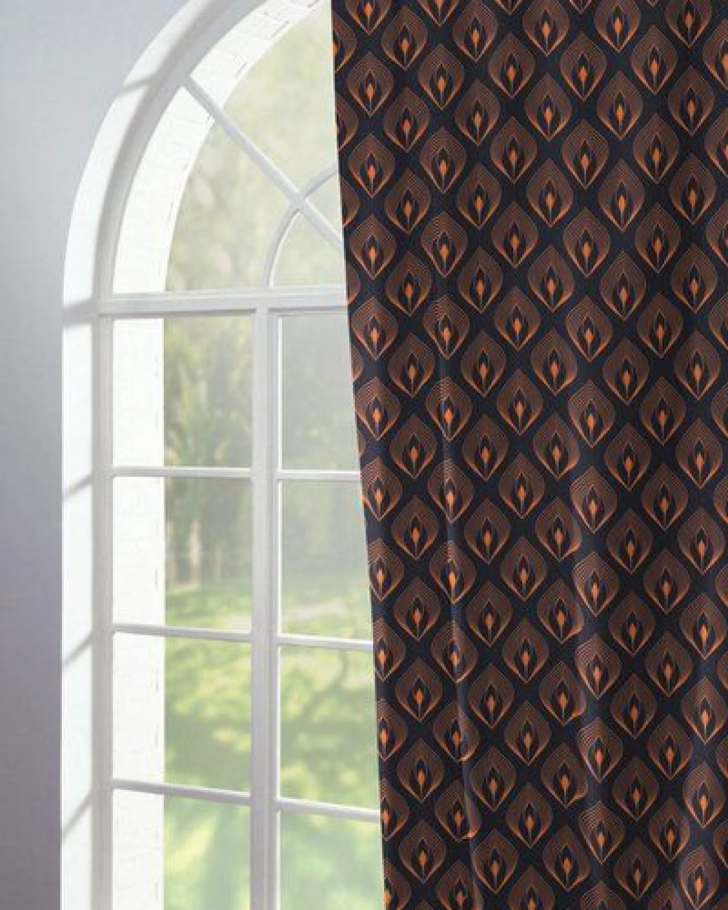 Nature by Adam Vorhang aus 100% Bio-Baumwolle - Made in Germany - Feathers – Ansicht 2