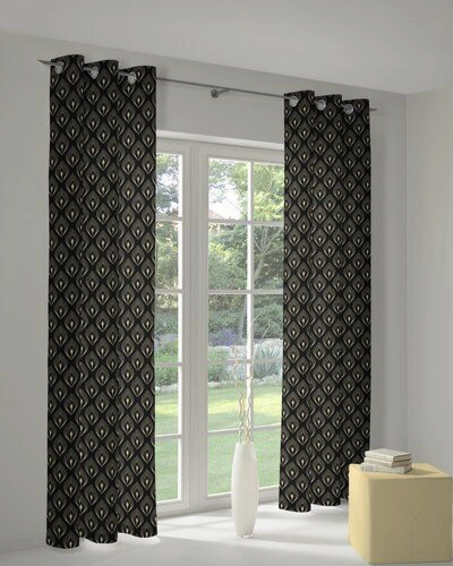 Nature by Adam Vorhang aus 100% Bio-Baumwolle - Made in Germany - Feathers – Ansicht 4
