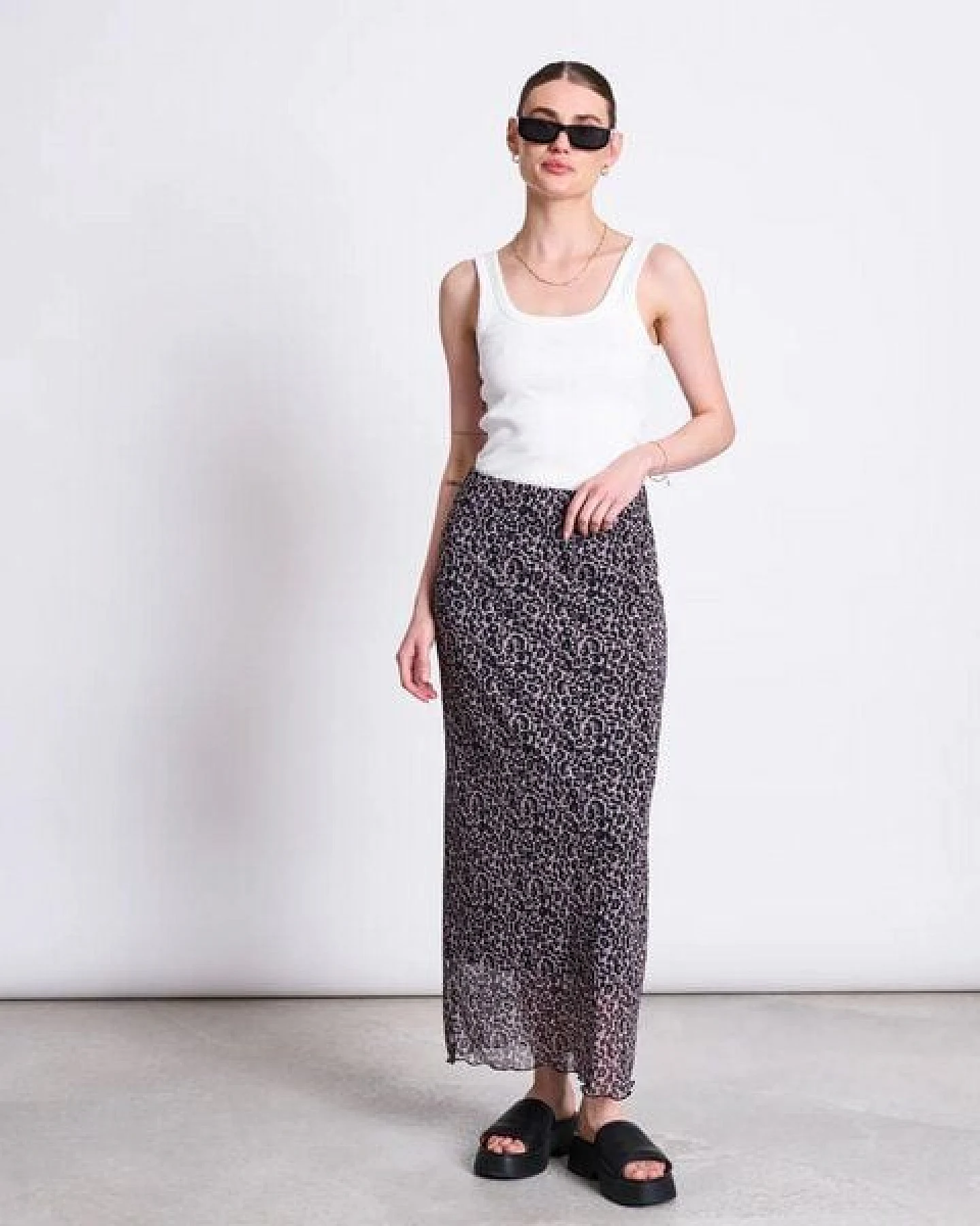 JAN N JUNE Damen Rock - Smuk Leo Print Skirt – Ansicht 2