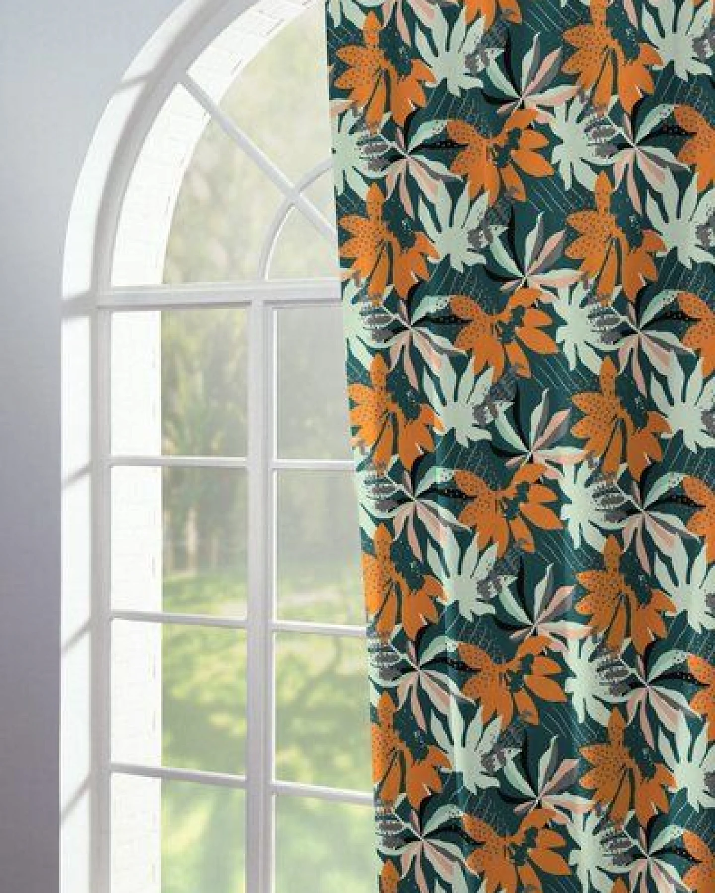 Nature by Adam Vorhang aus 100% Bio-Baumwolle - Made in Germany - Jungle – Ansicht 2