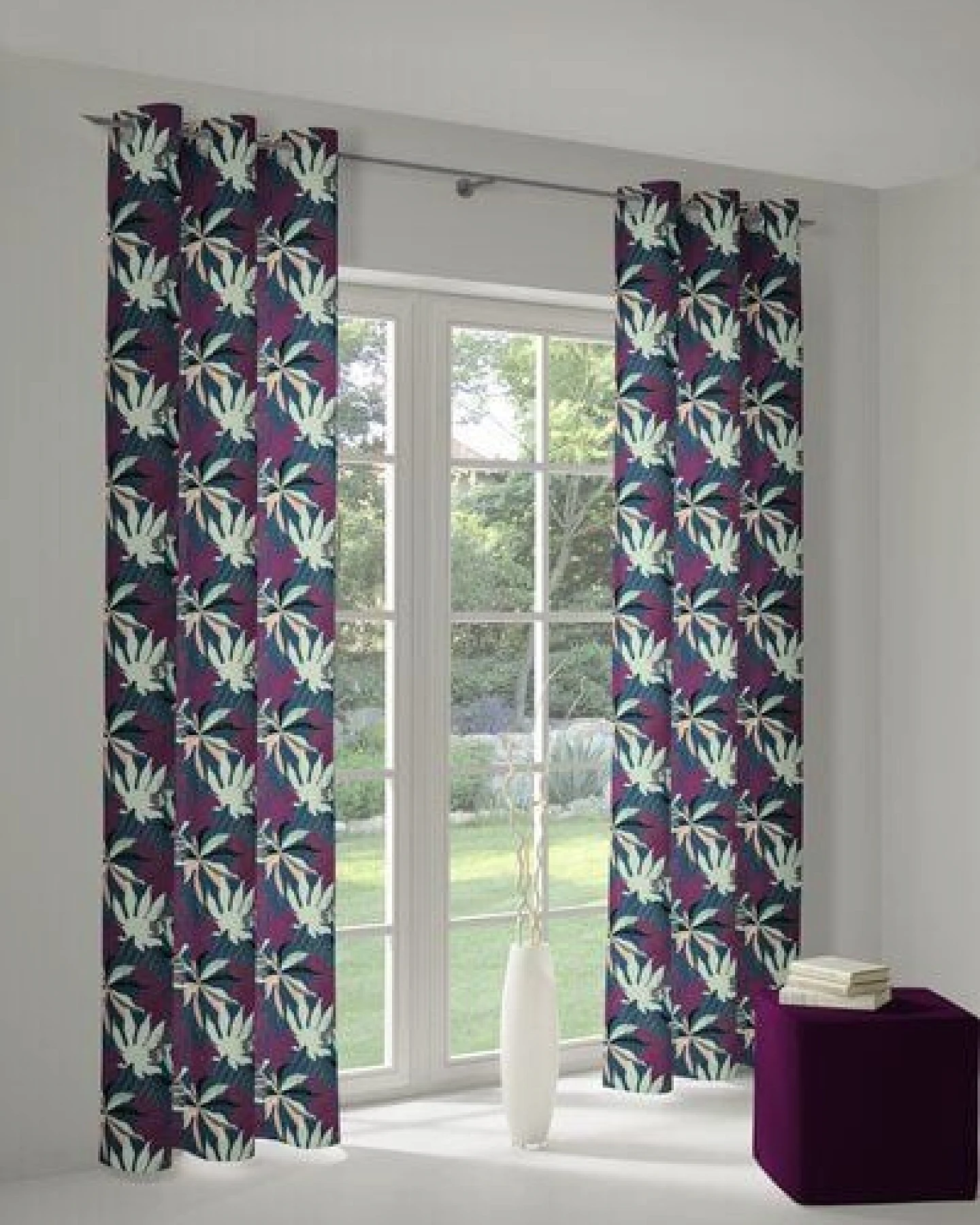 Nature by Adam Vorhang aus 100% Bio-Baumwolle - Made in Germany - Jungle – Ansicht 4