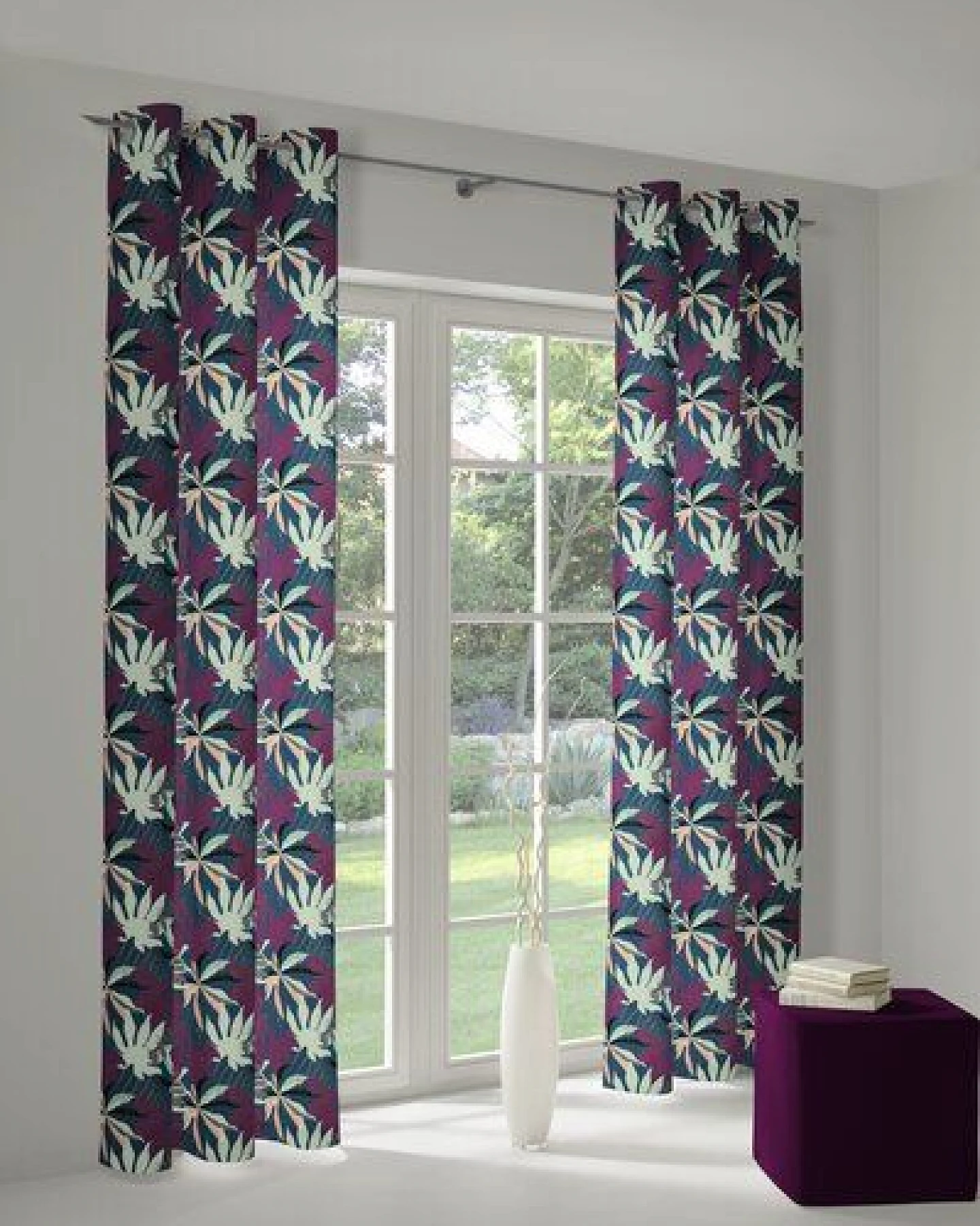 Nature by Adam Vorhang aus 100% Bio-Baumwolle - Made in Germany - Jungle – Ansicht 3